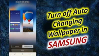 why my wallpaper changes itself android