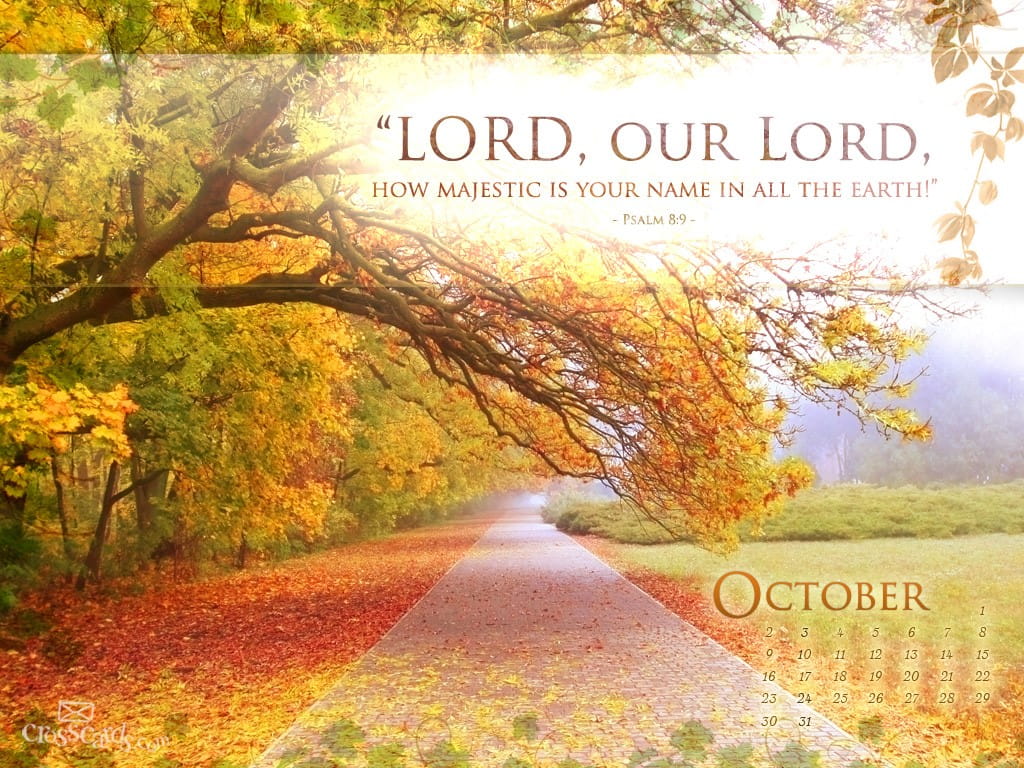 Autumn Scripture Wallpaper.