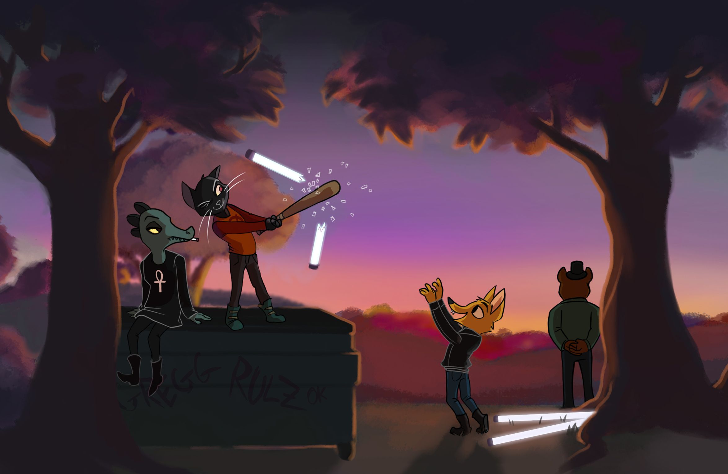 Download Night In The Woods Wallpaper Hd Backgrounds Download Download Night In The Woods Wallpaper Hd Backgrounds Download