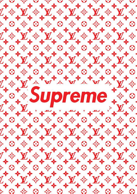 Louis Vuitton Supreme Background - Just Me and Supreme