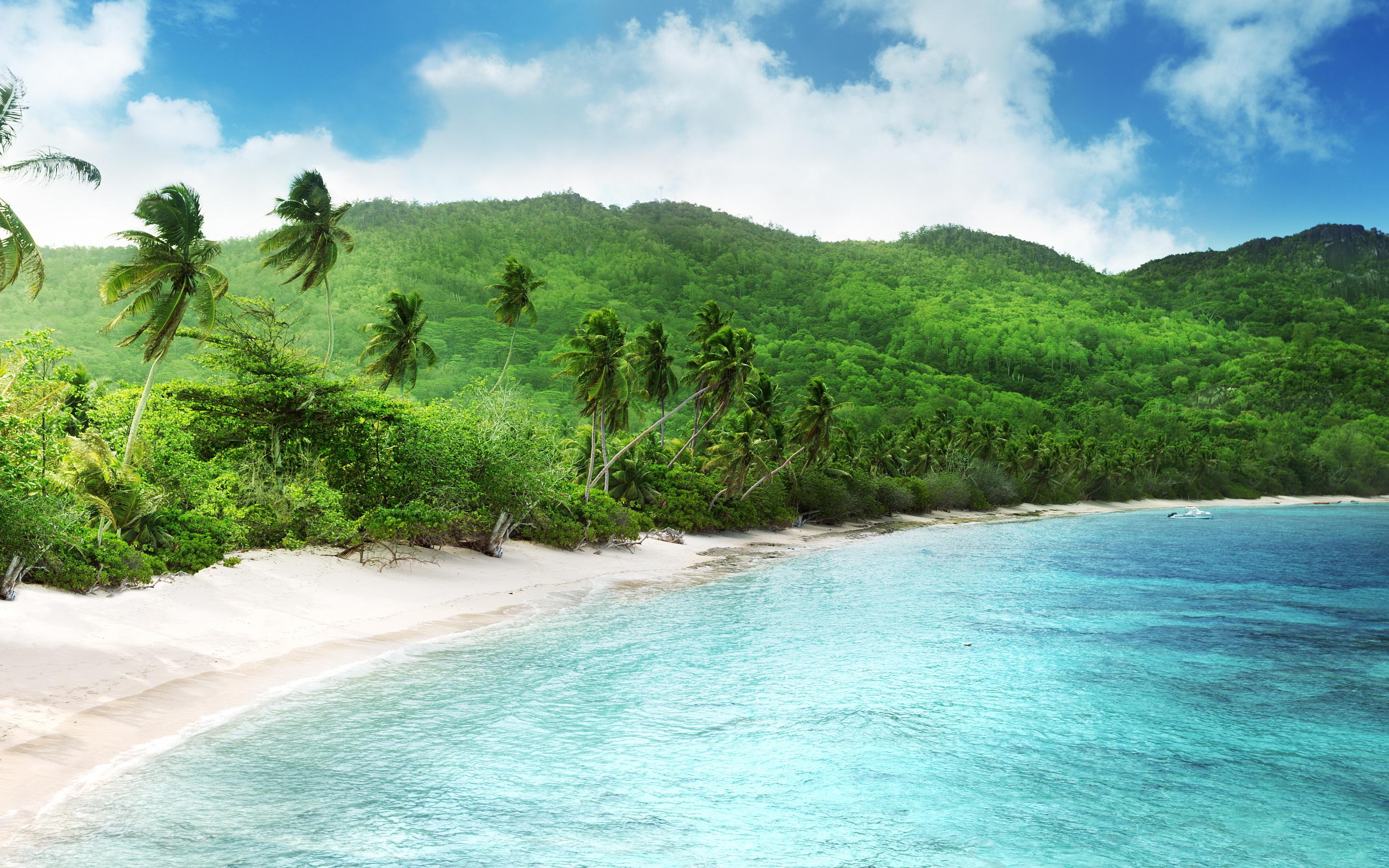 Download Tropical Beach Wallpaper, HD Backgrounds Download - itl.cat