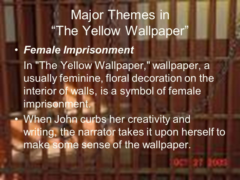 The Yellow Wallpaper Plot Chart