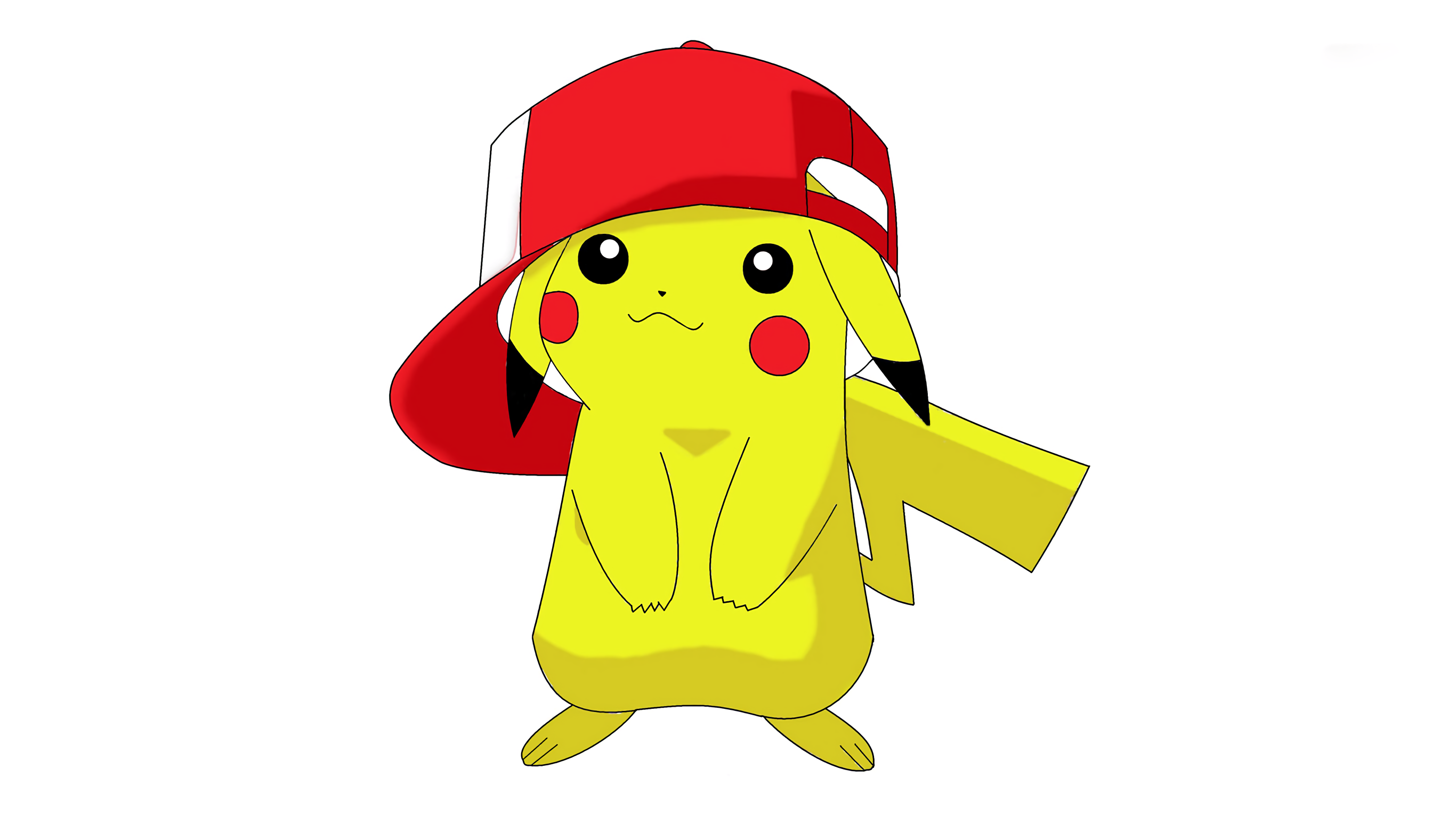 Pikachu Wearing Baseball Cap , HD Wallpaper & Backgrounds