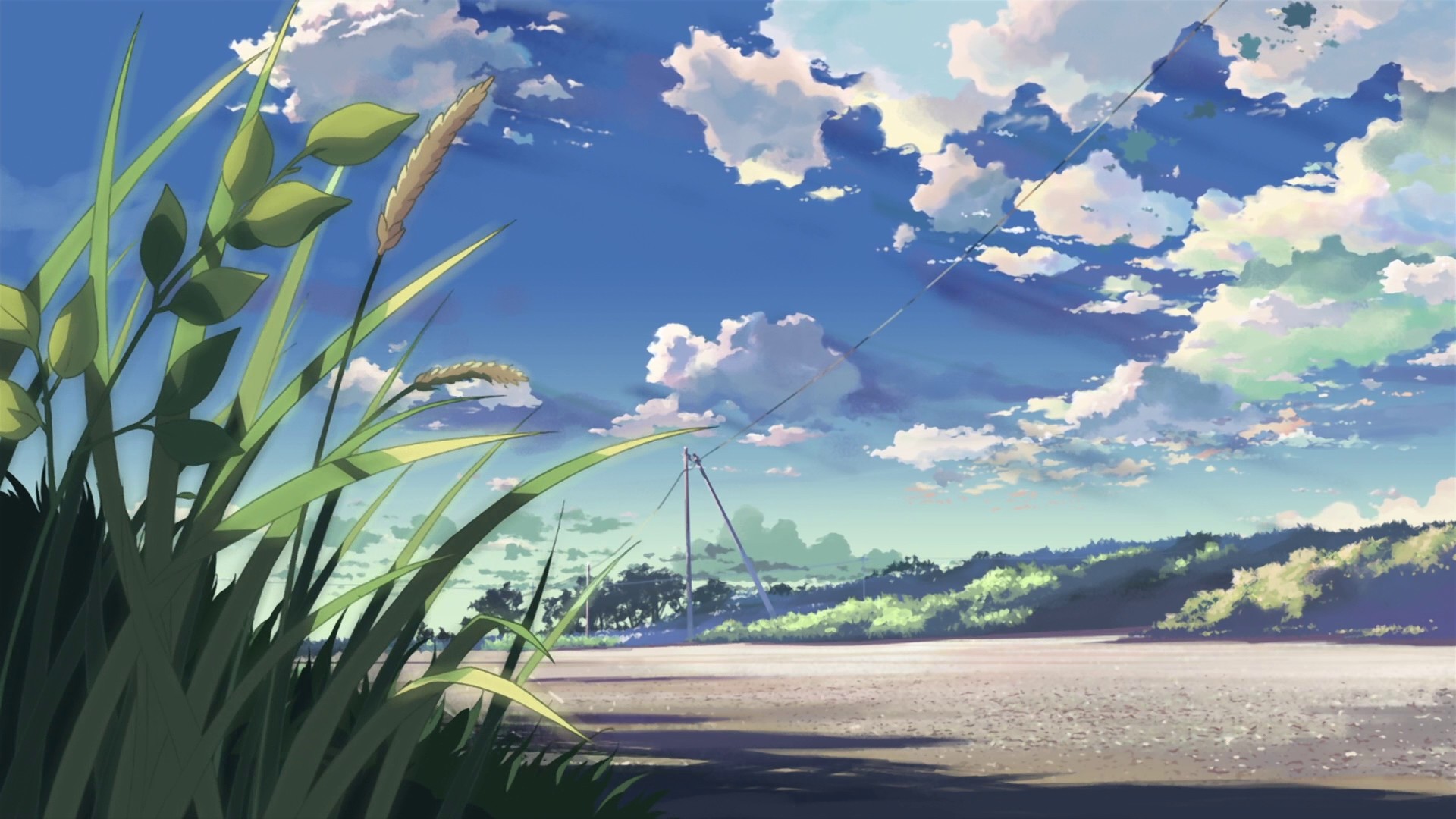 Anime Landscape Wallpaper Hd - Anime Landscape , HD Wallpaper & Backgrounds