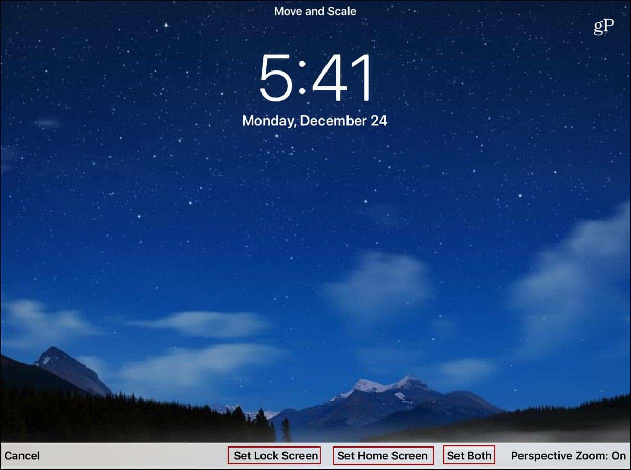 Set Wallpaper Ipad Scale Zoom Lock Screen - Starry Sky , HD Wallpaper & Backgrounds