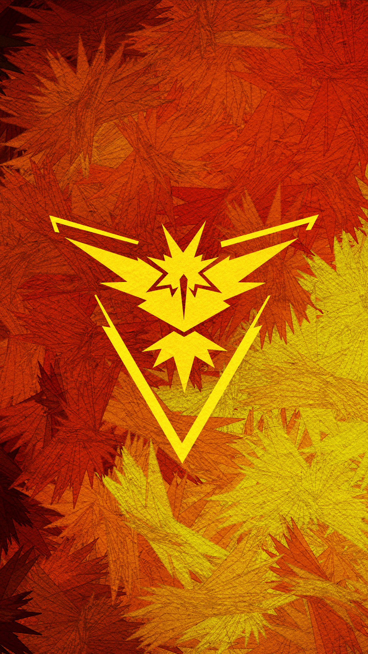 Trigraphy Wallpaper Pokemon Logo - Team Instinct Wallpaper Iphone , HD Wallpaper & Backgrounds