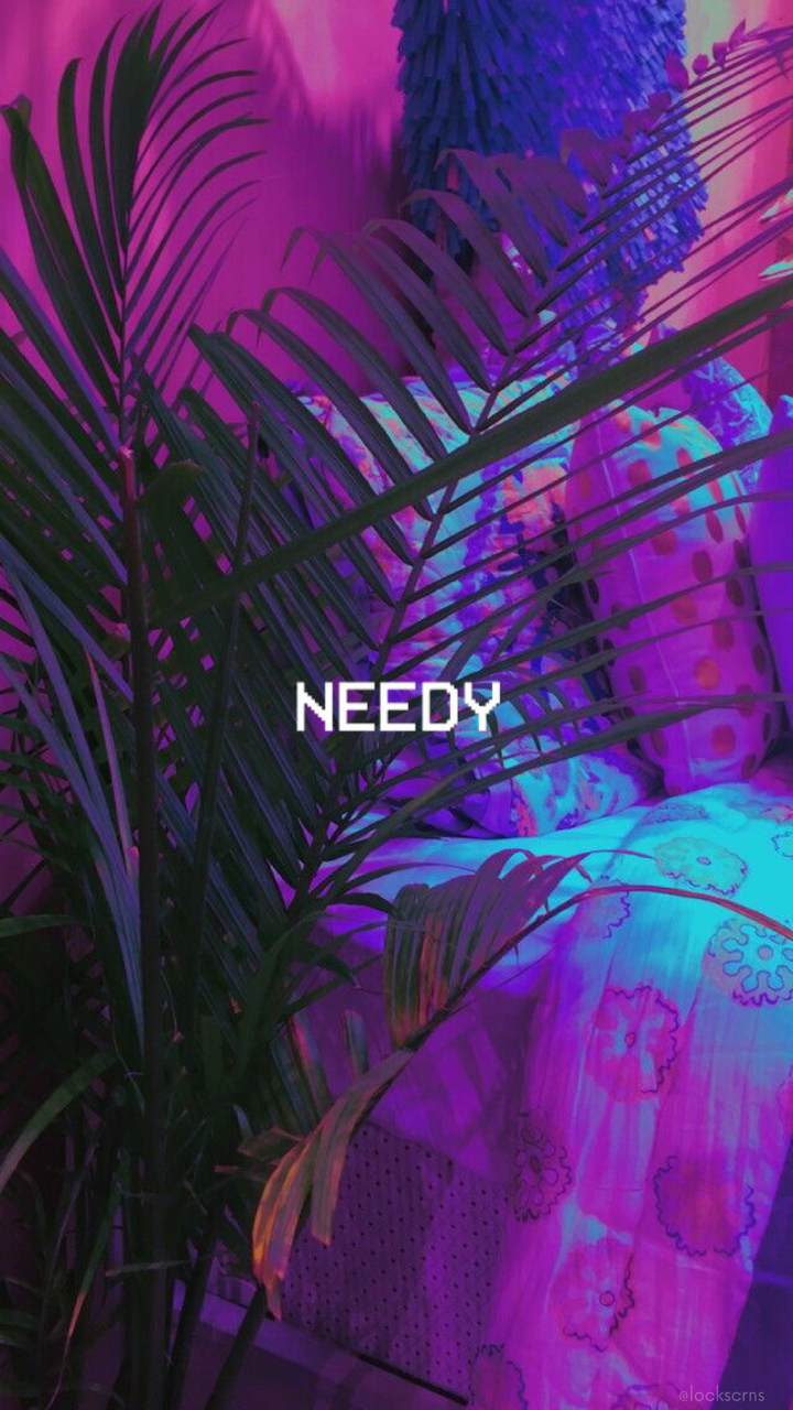 Im Late I Know But - Neon Purple Pink Aesthetic , HD Wallpaper & Backgrounds