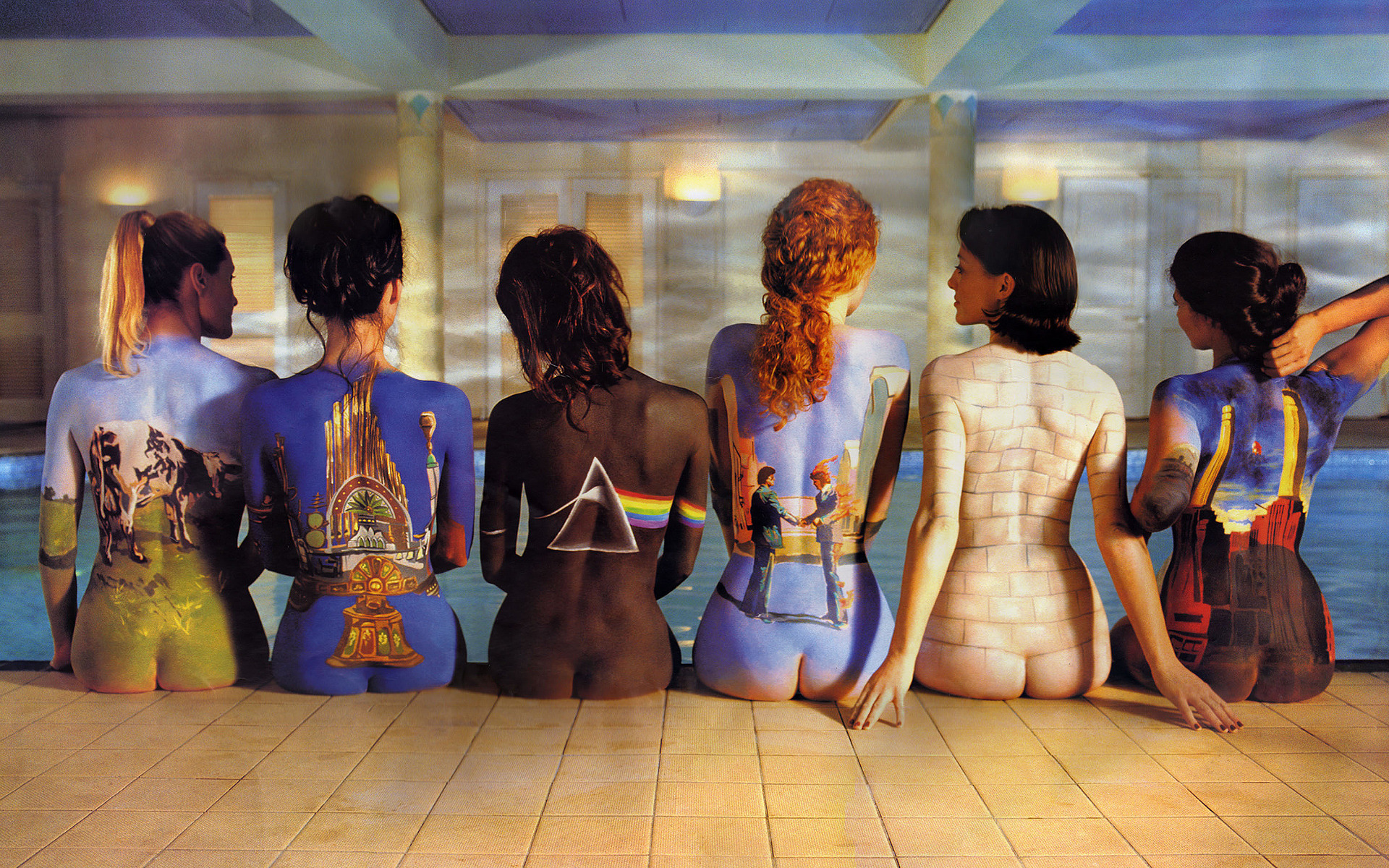 Pink Floyd Wallpaper Girls - Pink Floyd Cover Women , HD Wallpaper & Backgrounds