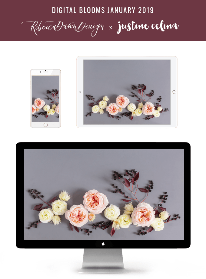 Digital Blooms January 2019 - January 2019 Desktop Background , HD Wallpaper & Backgrounds