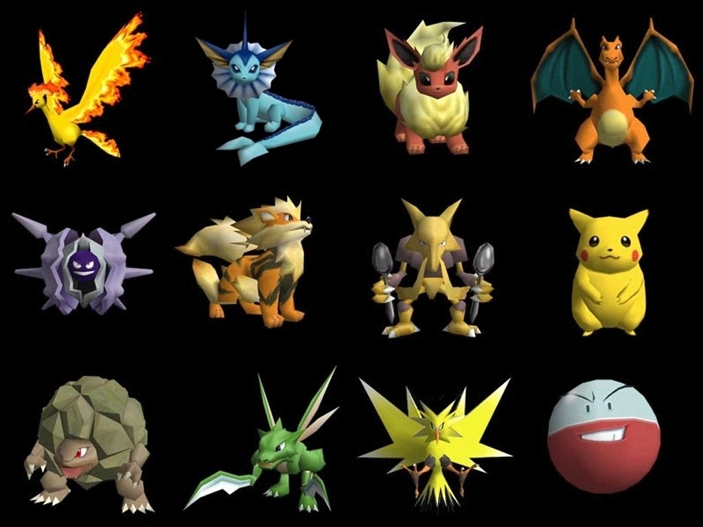 Pokemon Desktop Wallpaper Number 2 - Imagenes De Pokemones En 3d , HD Wallpaper & Backgrounds