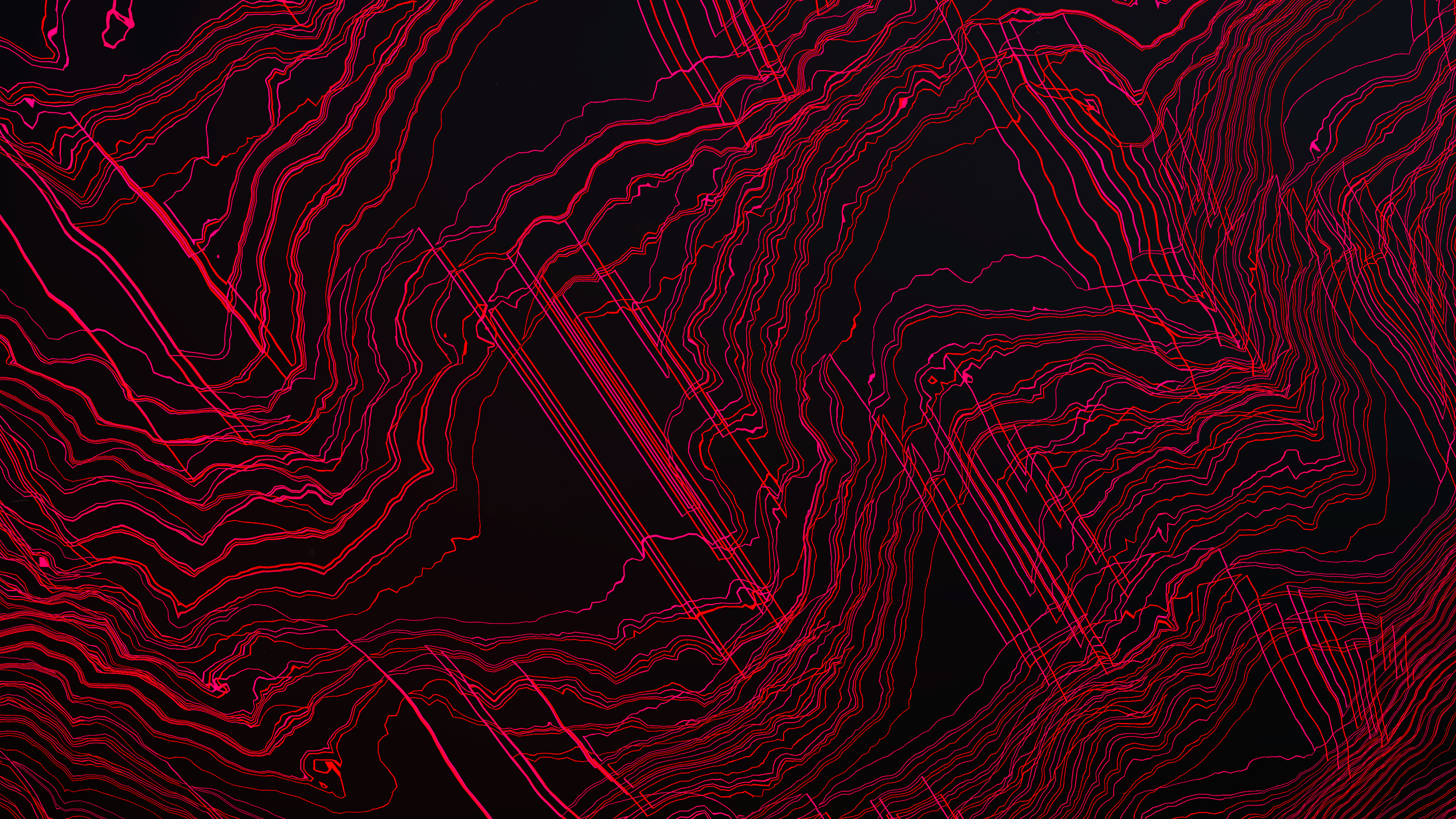Red Landscape - Glitch Art , HD Wallpaper & Backgrounds