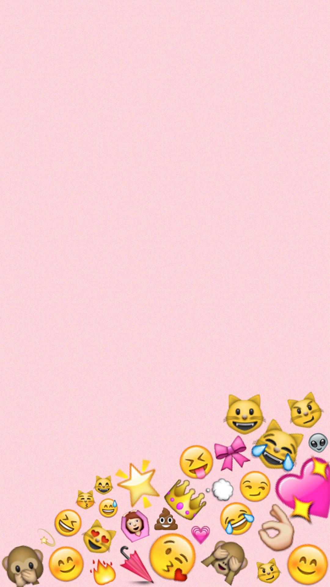 Emoji - Girly Wallpaper Iphone 8 , HD Wallpaper & Backgrounds