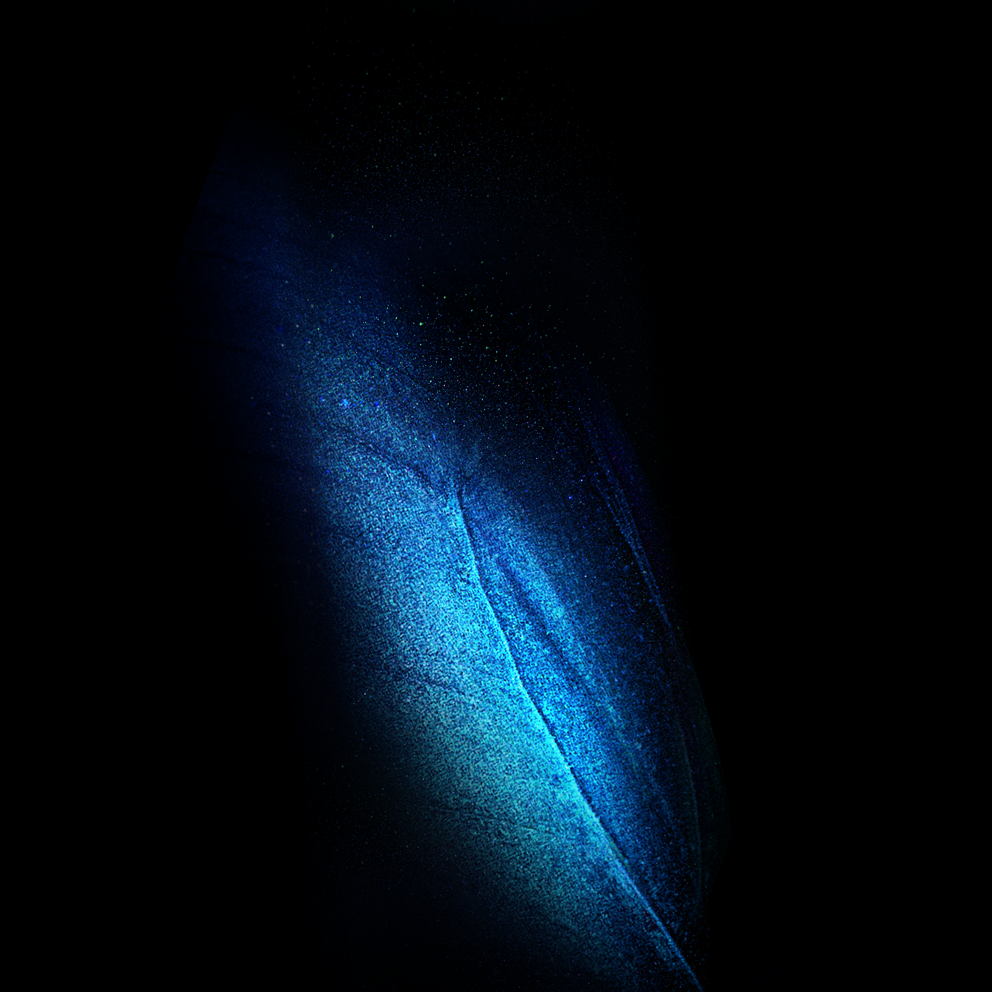 Samsung Galaxy Fold Butterfly Wallpaper In Blue With - Galaxy Fold , HD Wallpaper & Backgrounds
