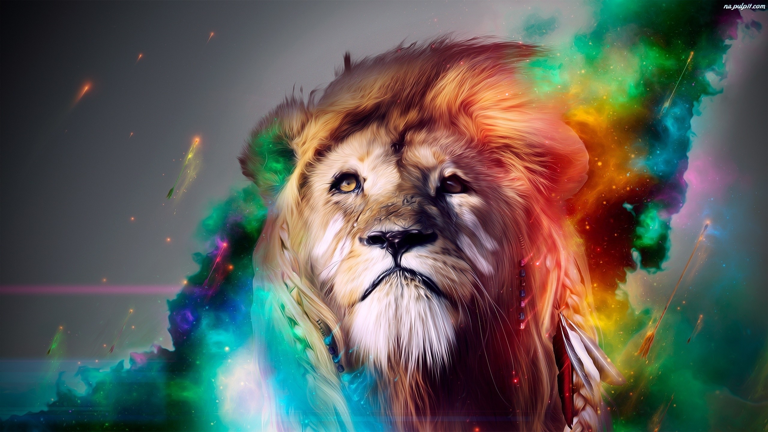 Download Original Size - Cool Lion Background , HD Wallpaper & Backgrounds