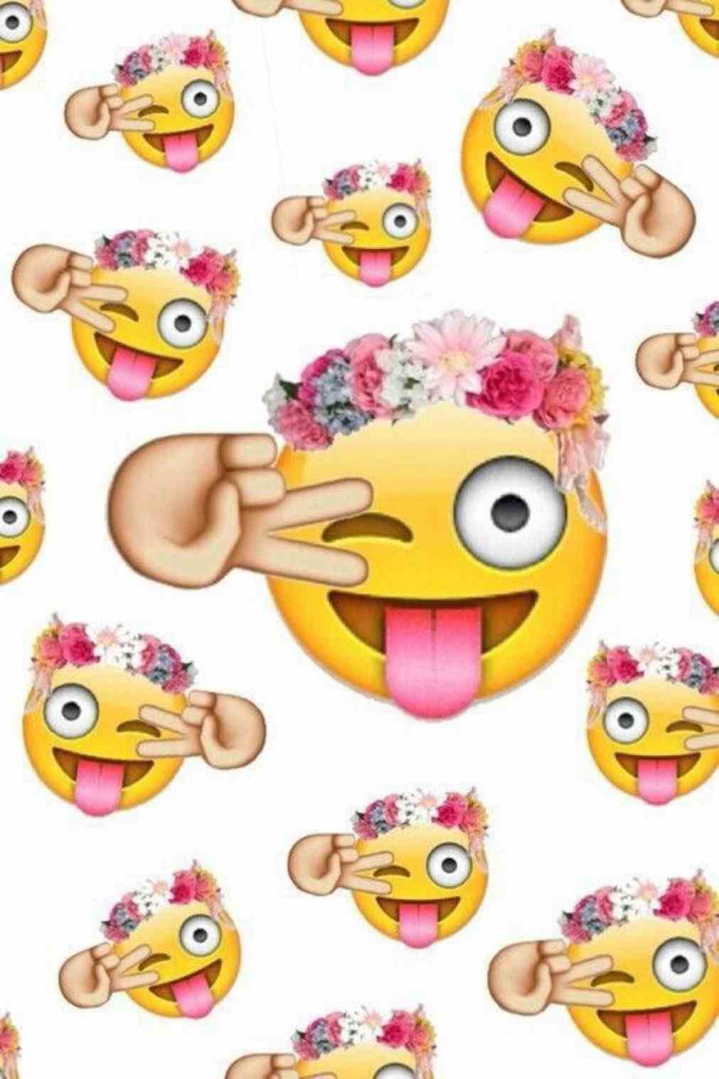 Cute Emoji Wallpapers - Emojis Para Fondo De Whatsapp , HD Wallpaper & Backgrounds