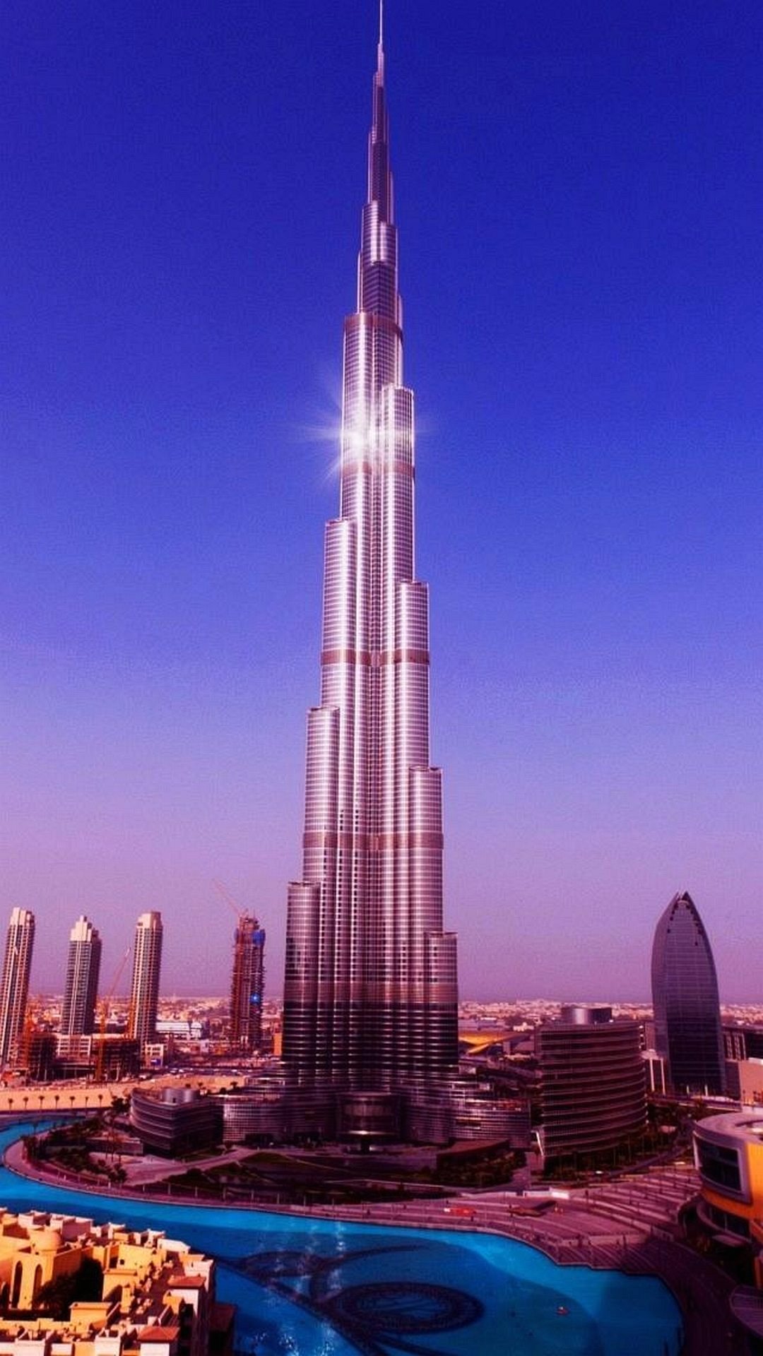 Burj Khalifa Pic Hd , HD Wallpaper & Backgrounds