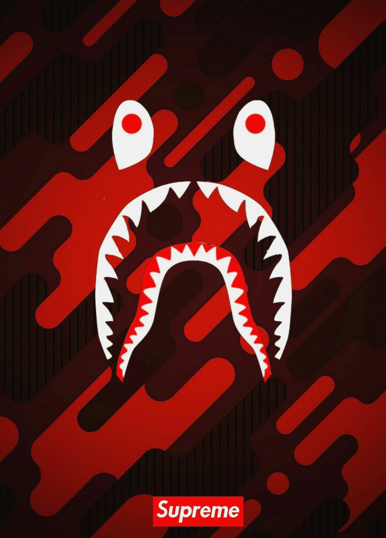 Bape Wallpapers Hypebeast Wallpaper Apple Watch Wallpaper - Bathing Ape Shark Logo , HD Wallpaper & Backgrounds