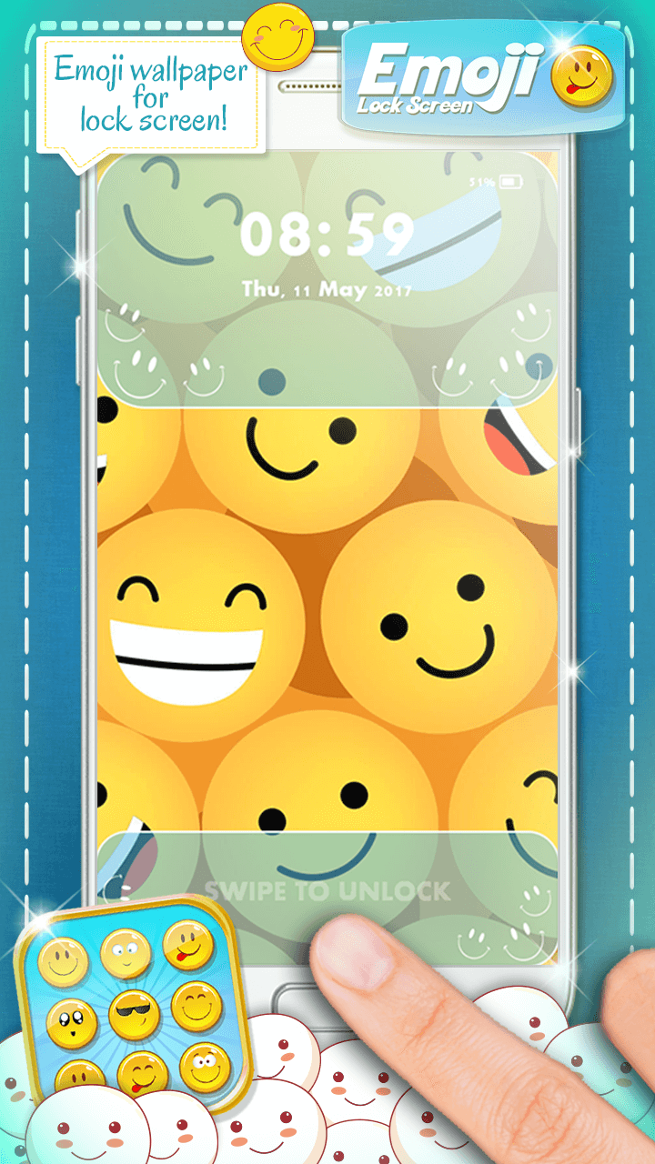 Emoji Wallpaper Maker - Smiley , HD Wallpaper & Backgrounds