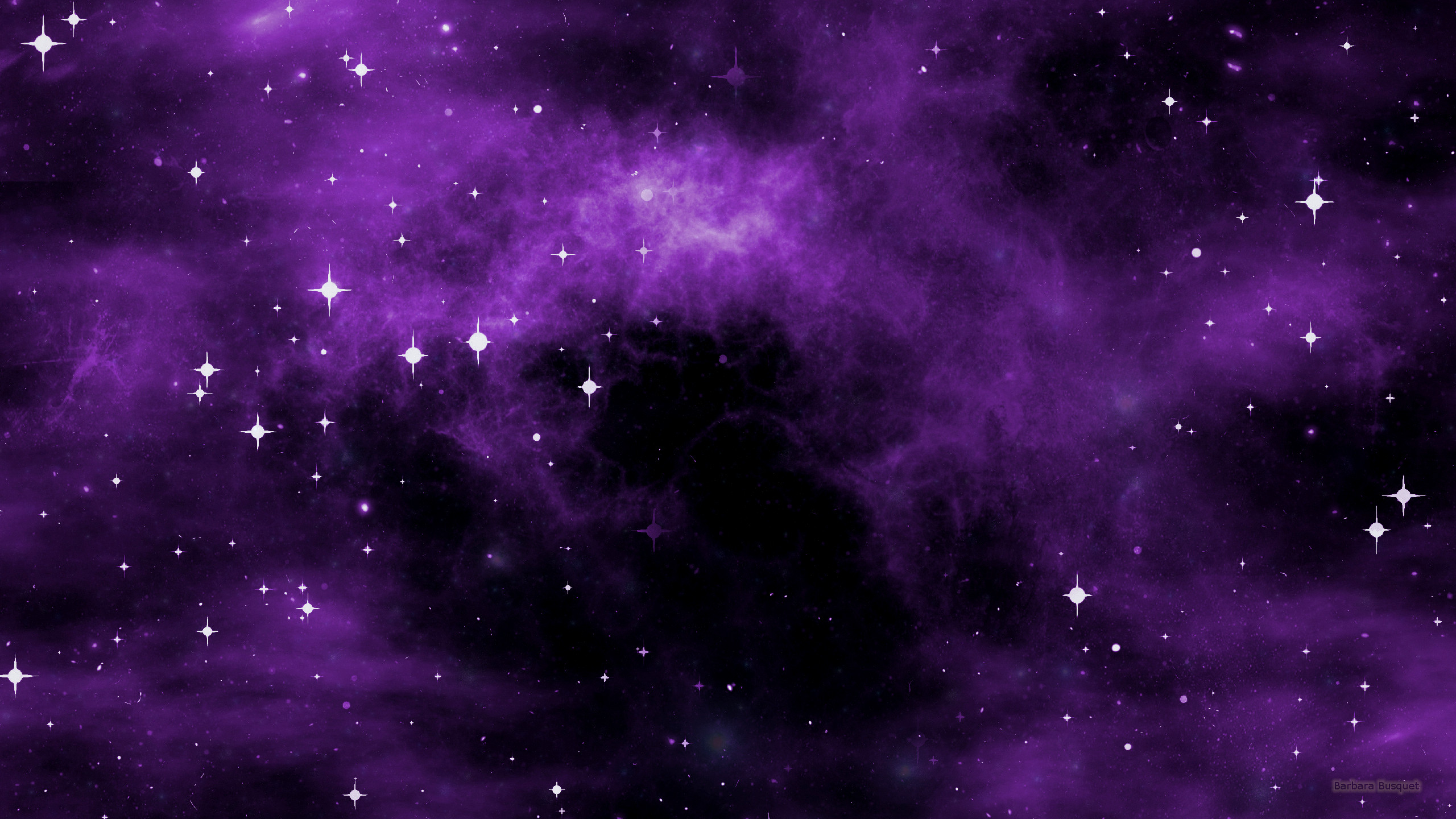 Galaxy Wallpaper With Purple Nebula - High Resolution Purple Galaxy , HD Wallpaper & Backgrounds