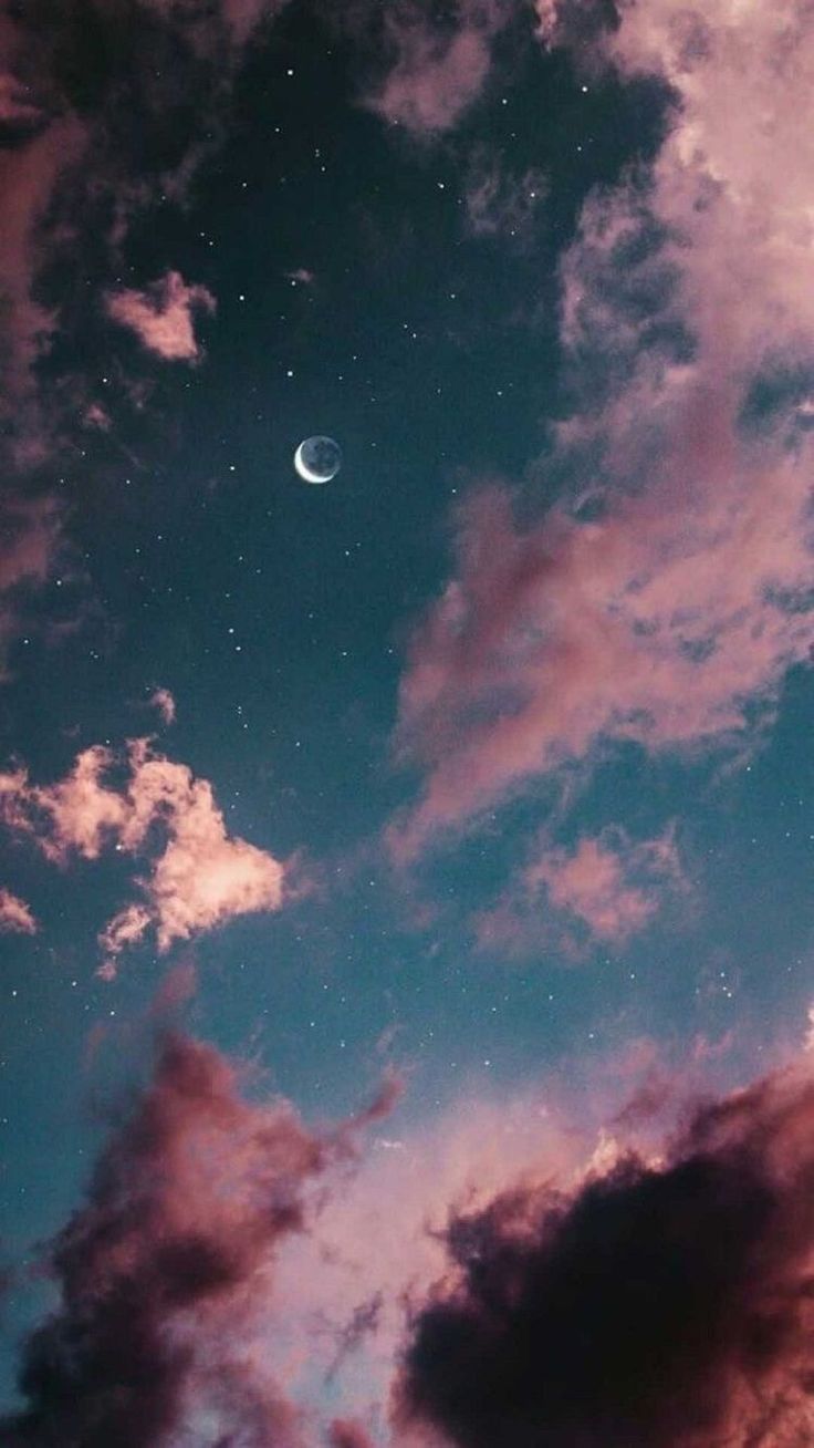 #moonlight Wallpapers For Iphone's Backgrounds - Aesthetic Sky , HD Wallpaper & Backgrounds