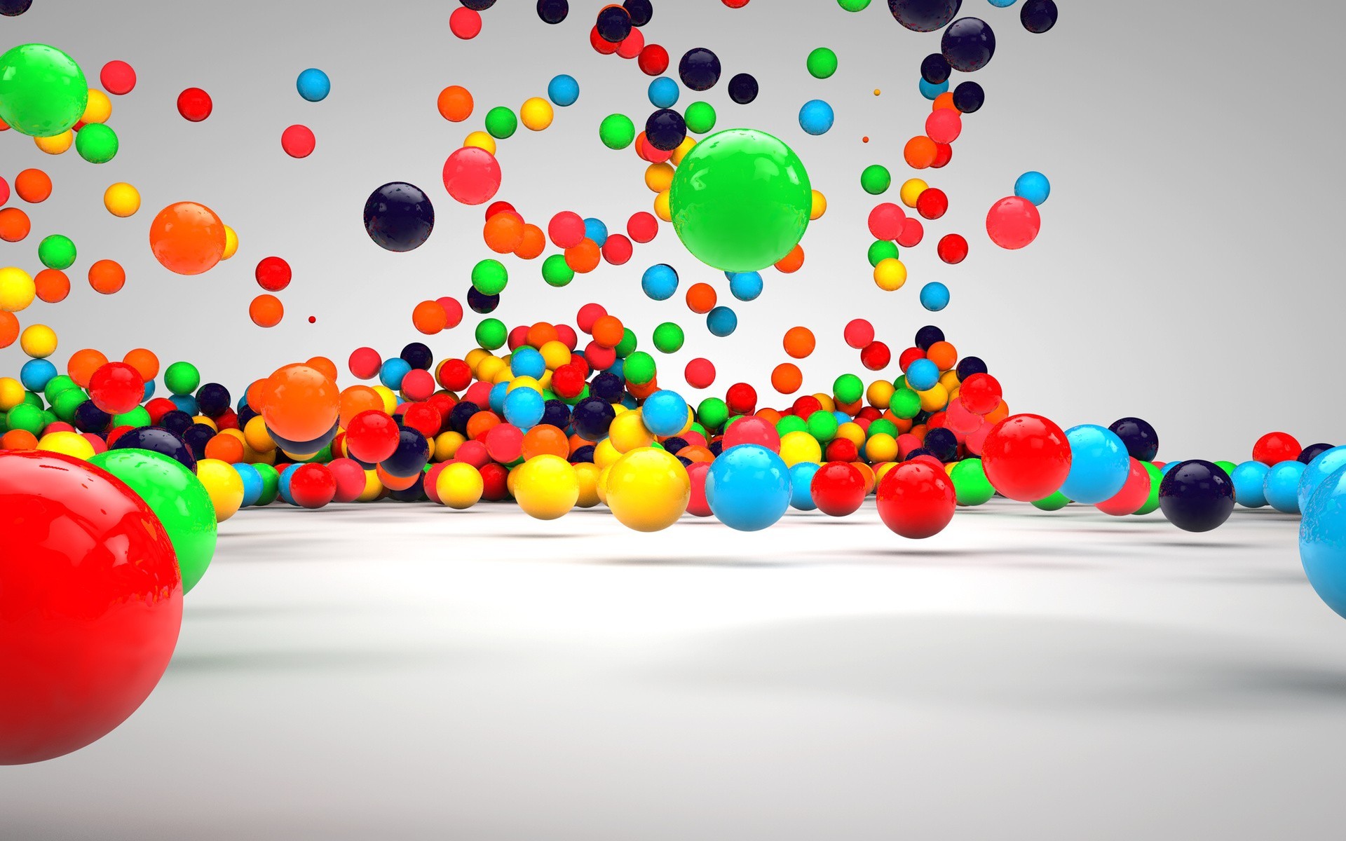 3d Colorful Balls Hd Wallpaper - Colorful Wallpaper Windows 8 , HD Wallpaper & Backgrounds