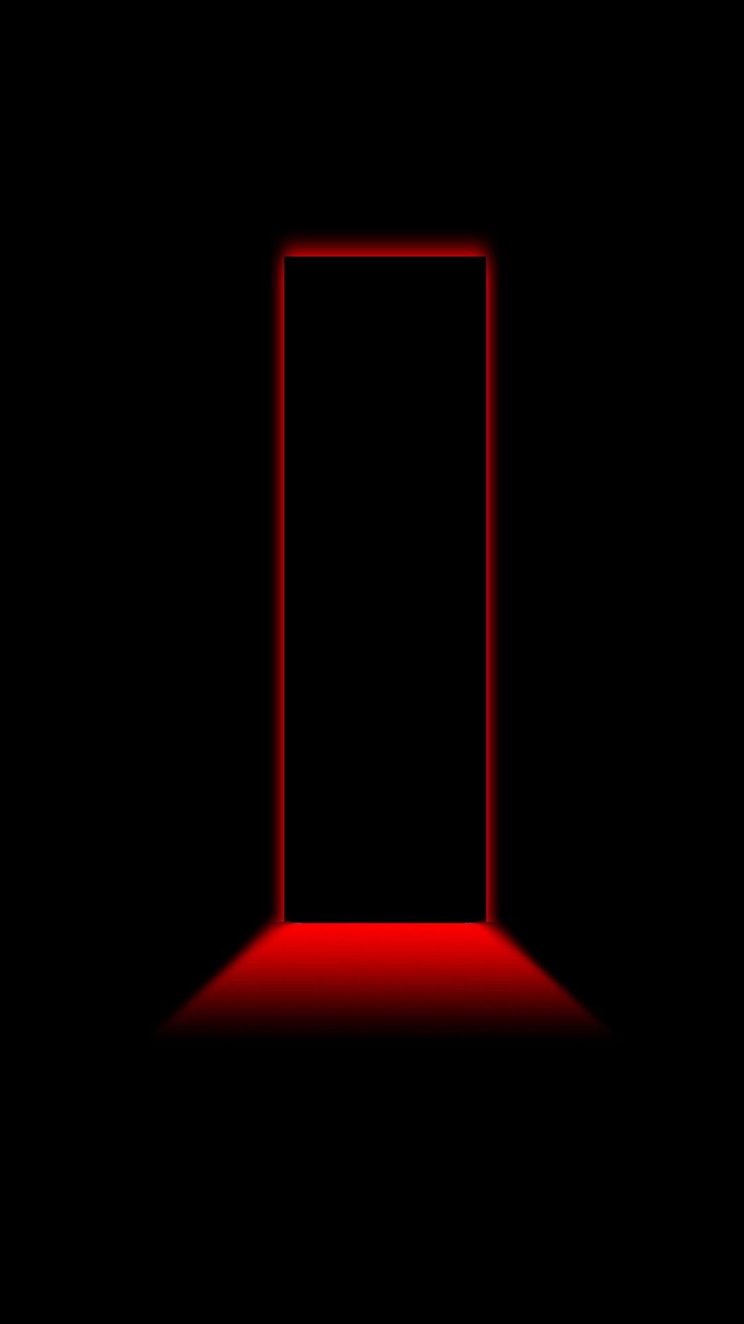 3d Black And Red Iphone Wallpaper - Black And Red Minimalist , HD Wallpaper & Backgrounds