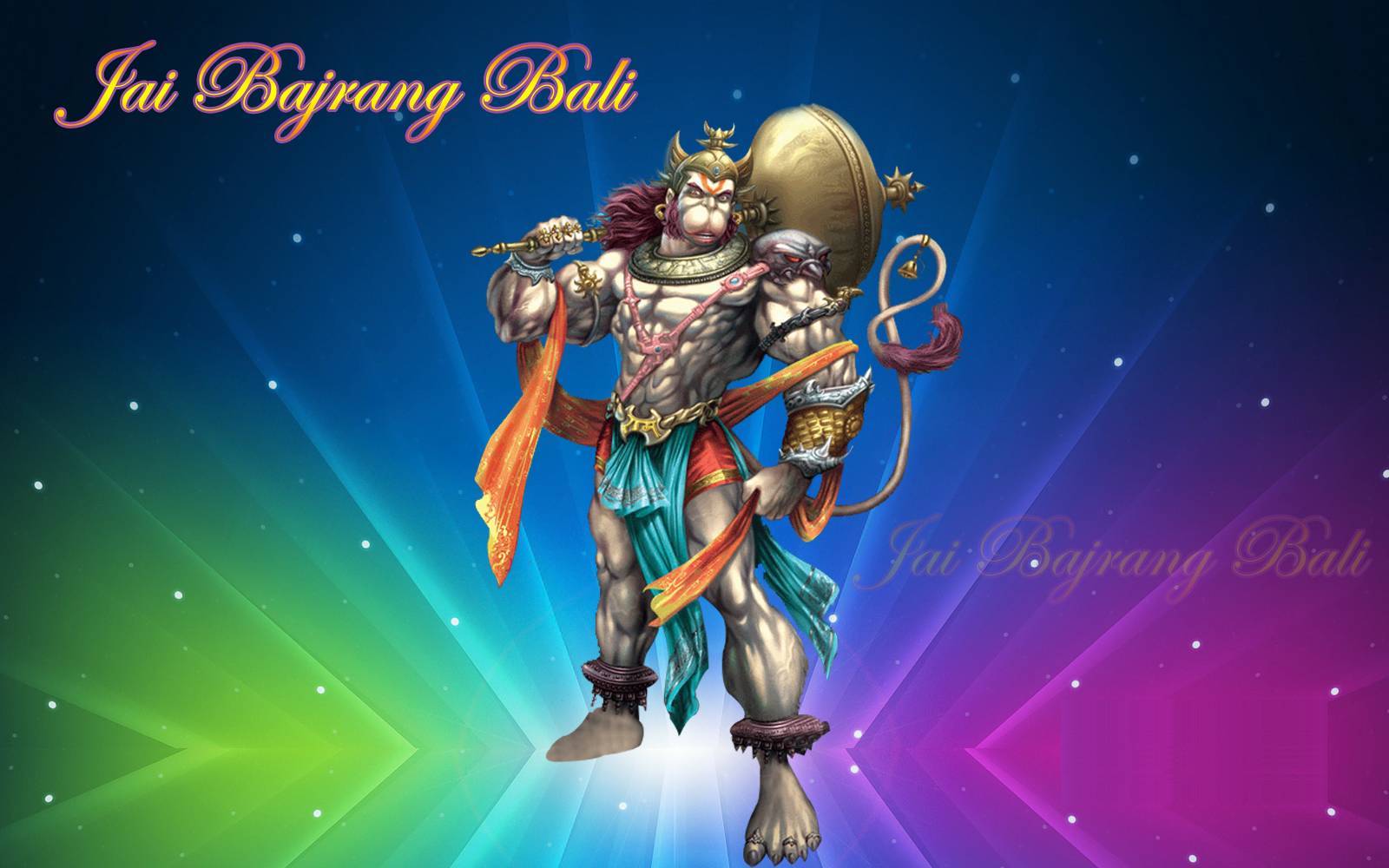 Jai Shri Bajrang Bali 3d Hd Wallpaper For Free Download - Hanuman 3d , HD Wallpaper & Backgrounds