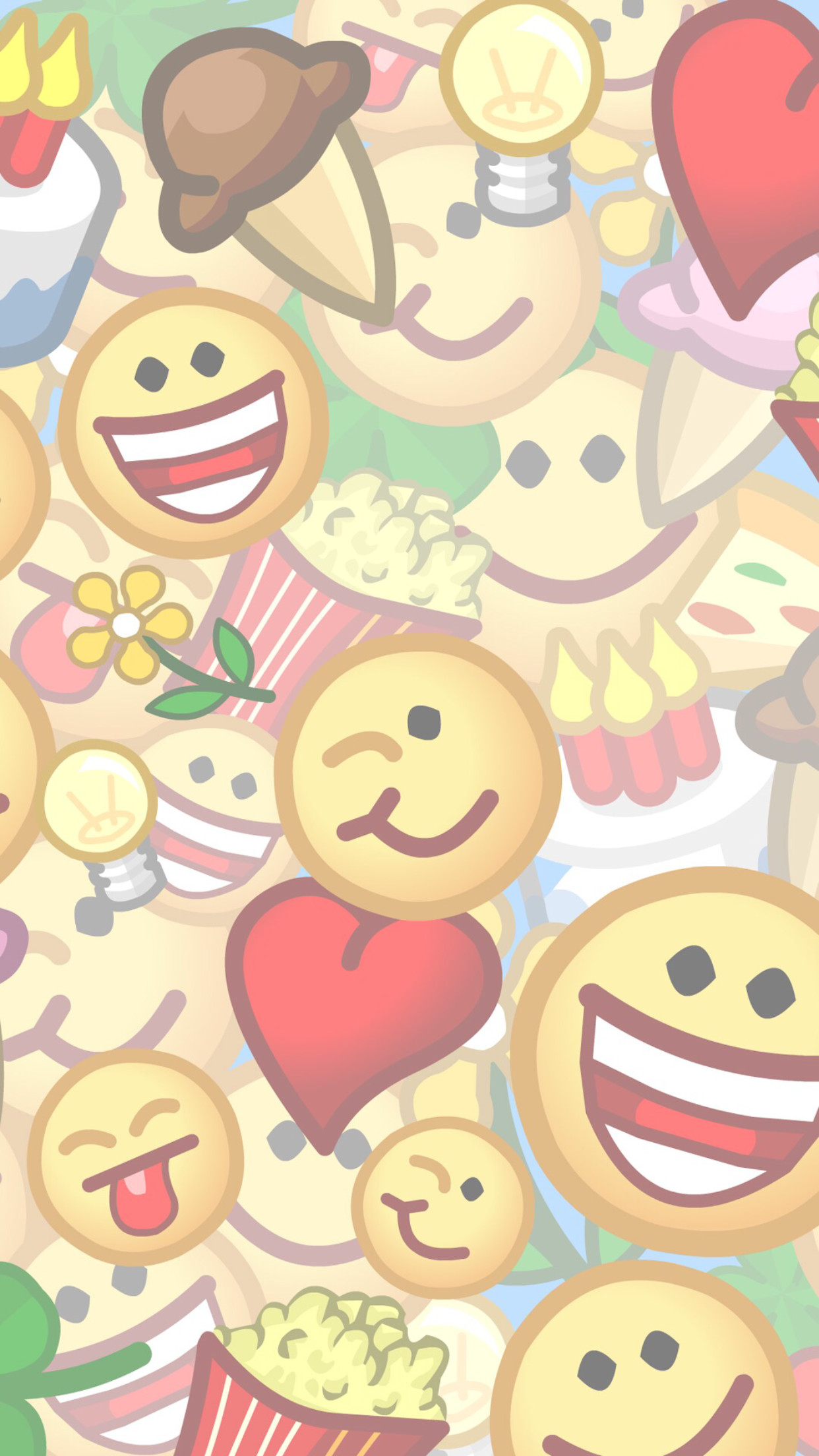 Cute Emoji Wallpapers For Iphone - Cute Emoji Wallpaper For Iphone , HD Wallpaper & Backgrounds