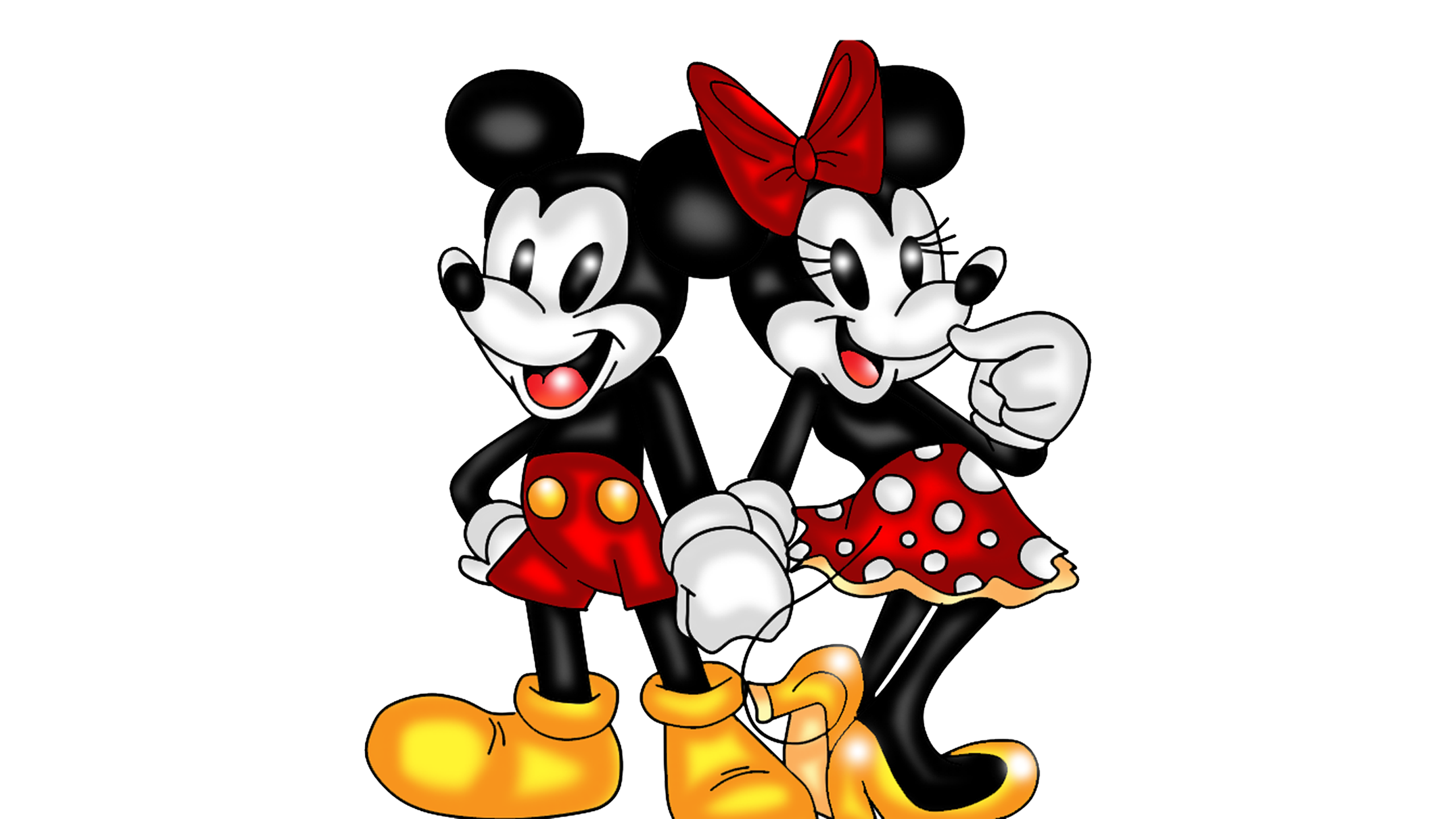 Mickey And Minnie Mouse Love Couple Wallpaper Hd 2560×1440 - Mickey And Minnie Mouse Original , HD Wallpaper & Backgrounds