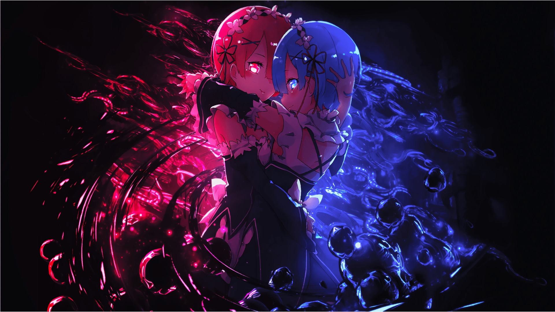 Manga Anime Wallpaper Art -re Zero - Rem Re Zero , HD Wallpaper & Backgrounds