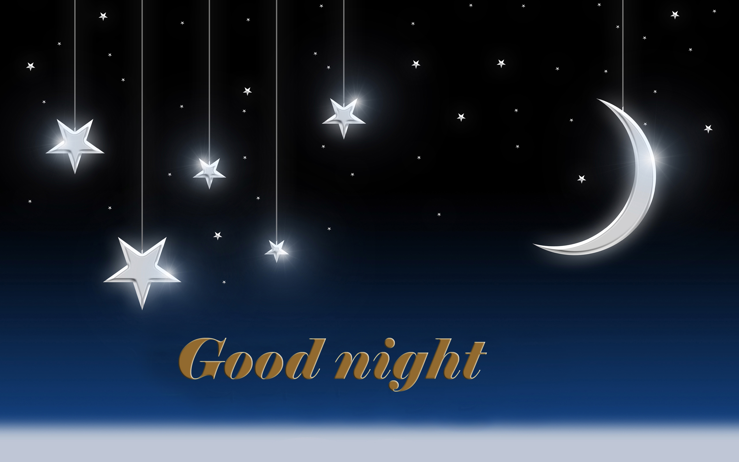 Good Night Quote Wallpaper Good Night Quote Wallpaper - Moon And Star 3d , HD Wallpaper & Backgrounds
