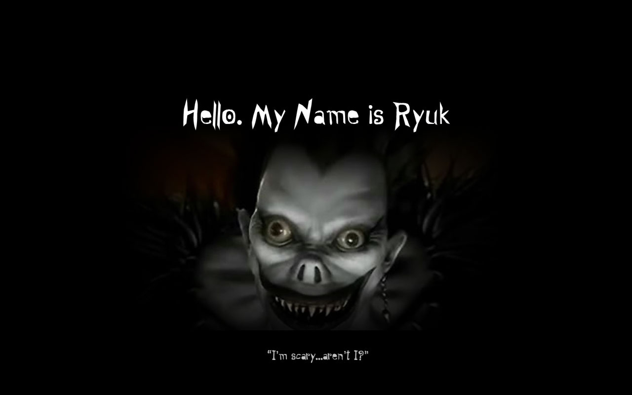 Creepy Anime Wallpaper Picture - Death Note Ryuk Wallpaper Phone , HD Wallpaper & Backgrounds