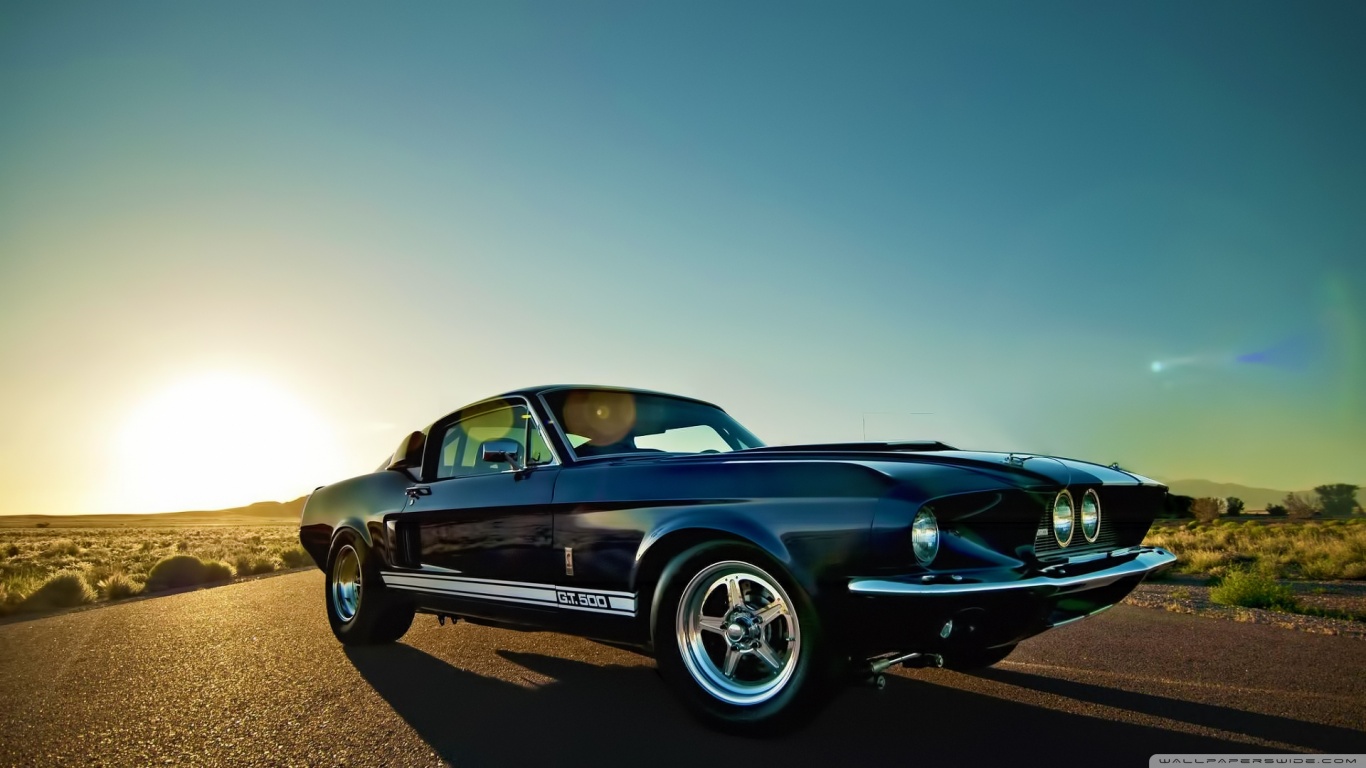 Classic Car Wallpaper - Shelby Mustang 1967 Hd , HD Wallpaper & Backgrounds