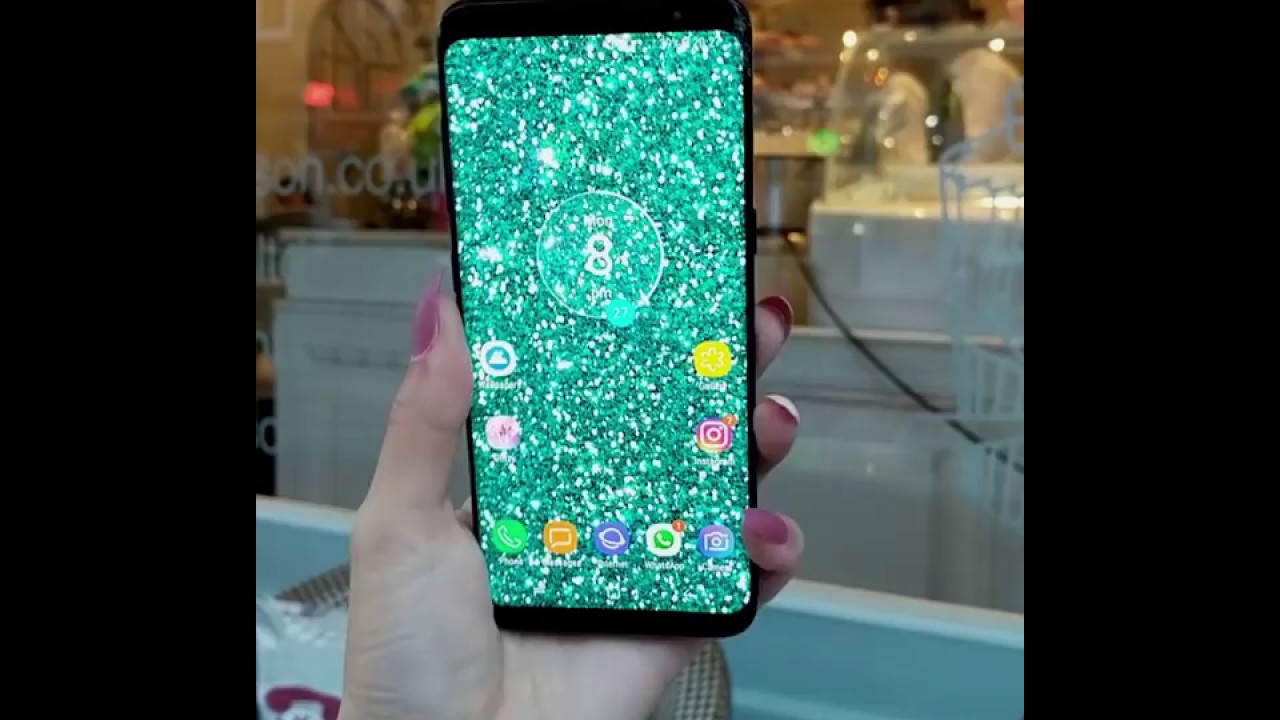 First Ever Motion Responsive Glitter Wallpaper - Iphone , HD Wallpaper & Backgrounds