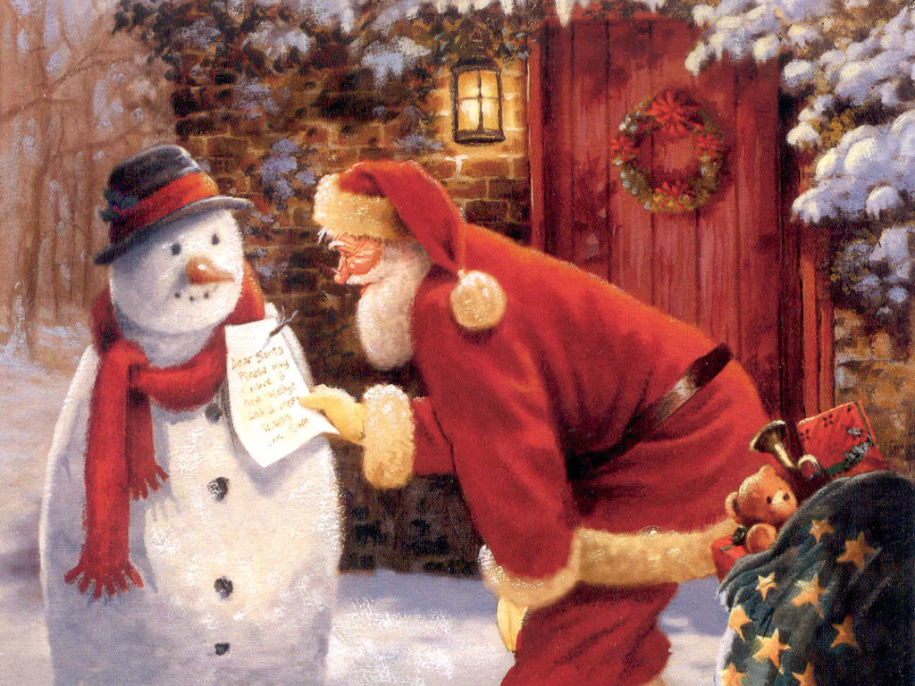 Merry Christmas Wallpaper Hd - Christmas Wallpaper Santa Claus , HD Wallpaper & Backgrounds