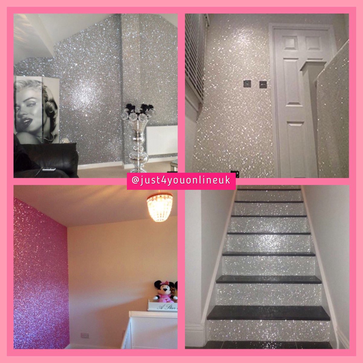 Win 15m Of - Silver Glitter Bathroom Paint , HD Wallpaper & Backgrounds