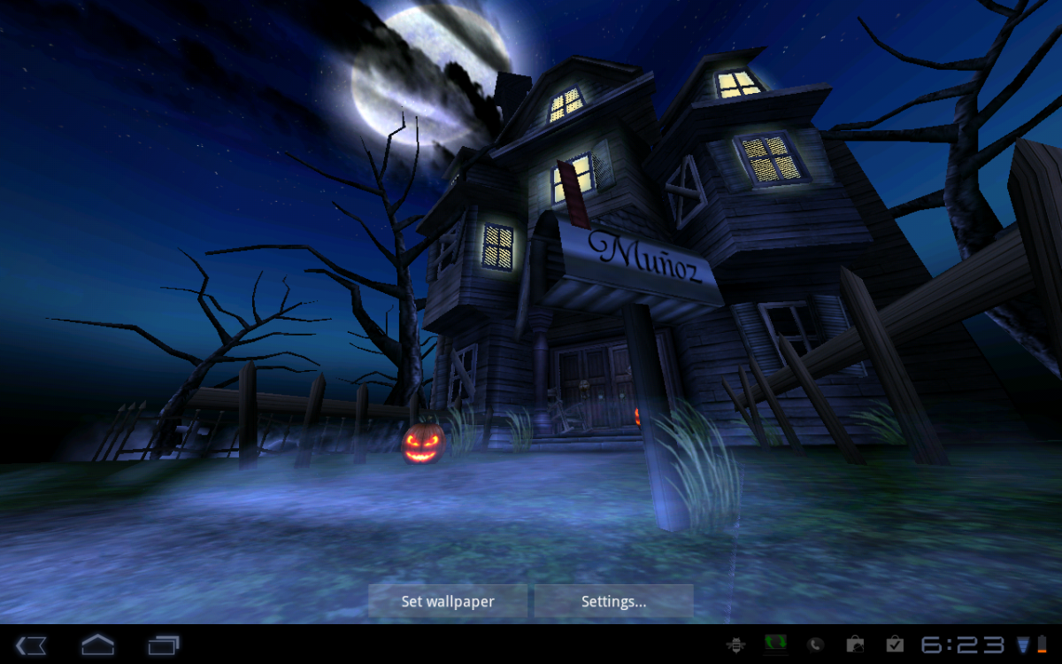 Haunted House Hd Fond D écran Halloween Animé Gratuit