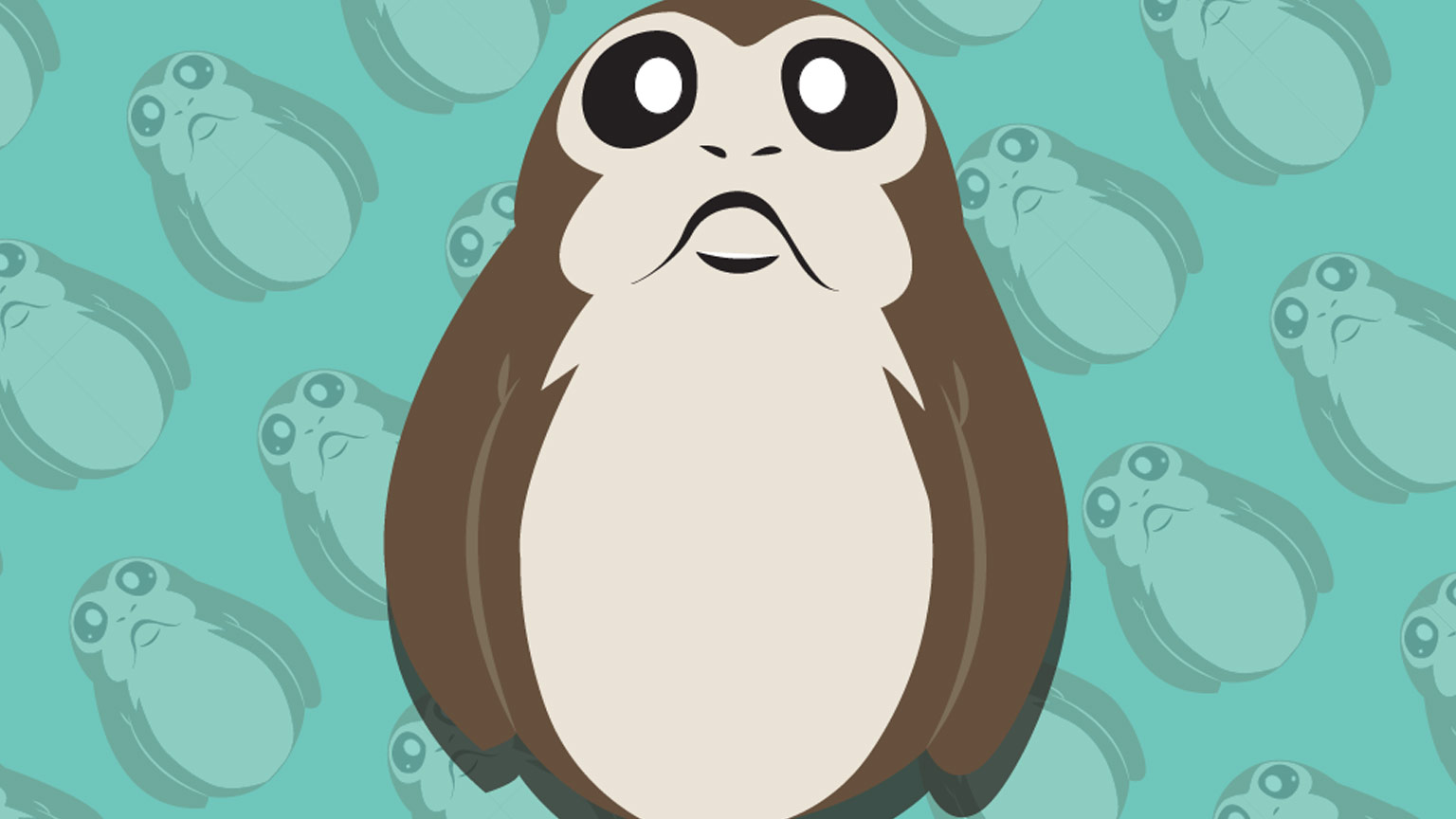 Bring Some Galactic Style To Your Mobile Device With - Iphone Porg Star Wars Background , HD Wallpaper & Backgrounds