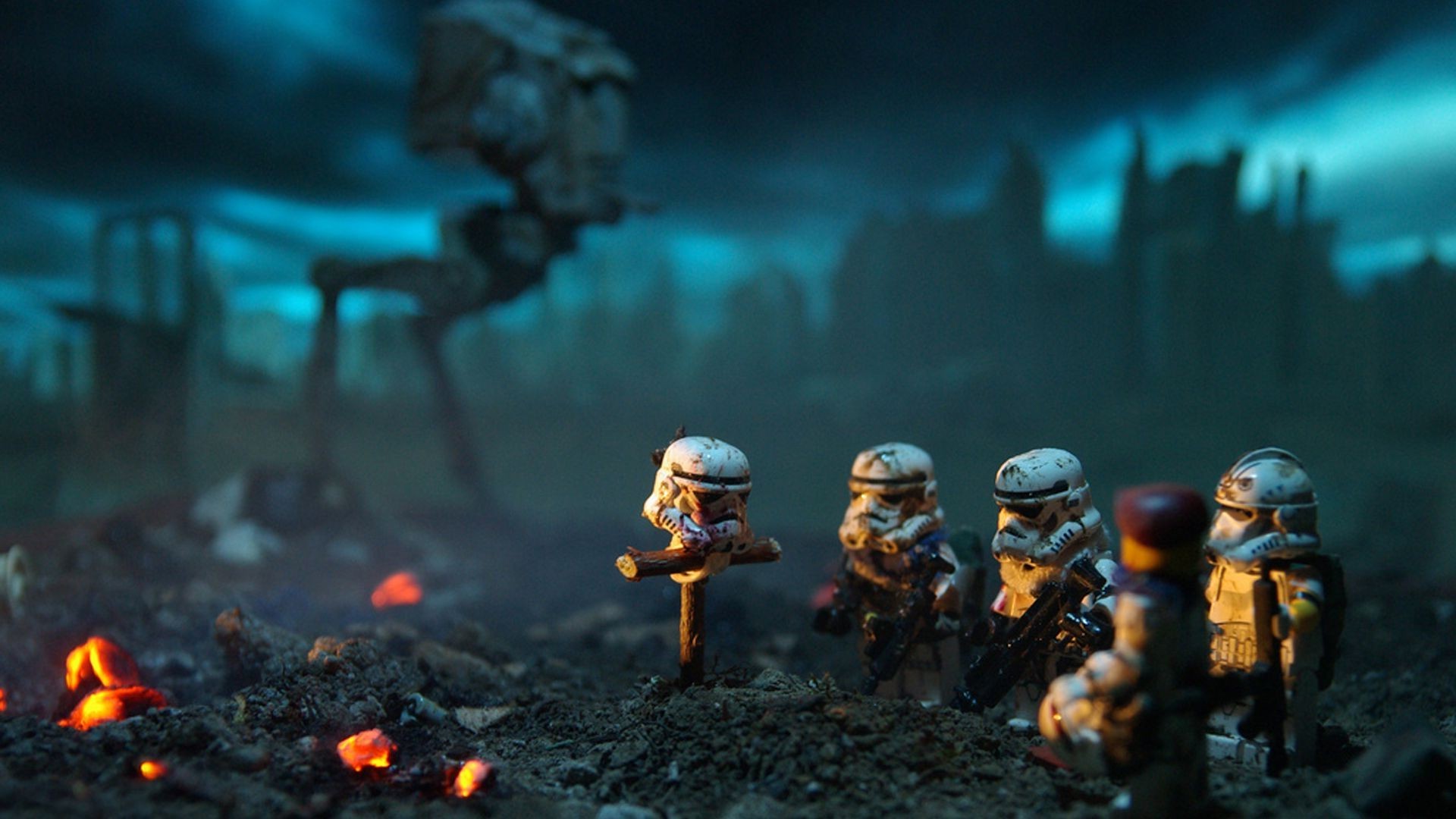 Death Star Wallpaper By Rocklou - Lego Star Wars Background , HD Wallpaper & Backgrounds