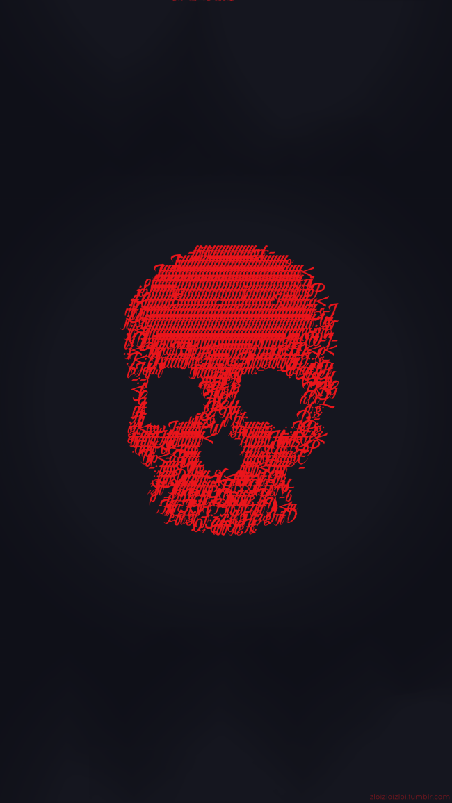 Wallpaper Phone Download - Red Skull , HD Wallpaper & Backgrounds