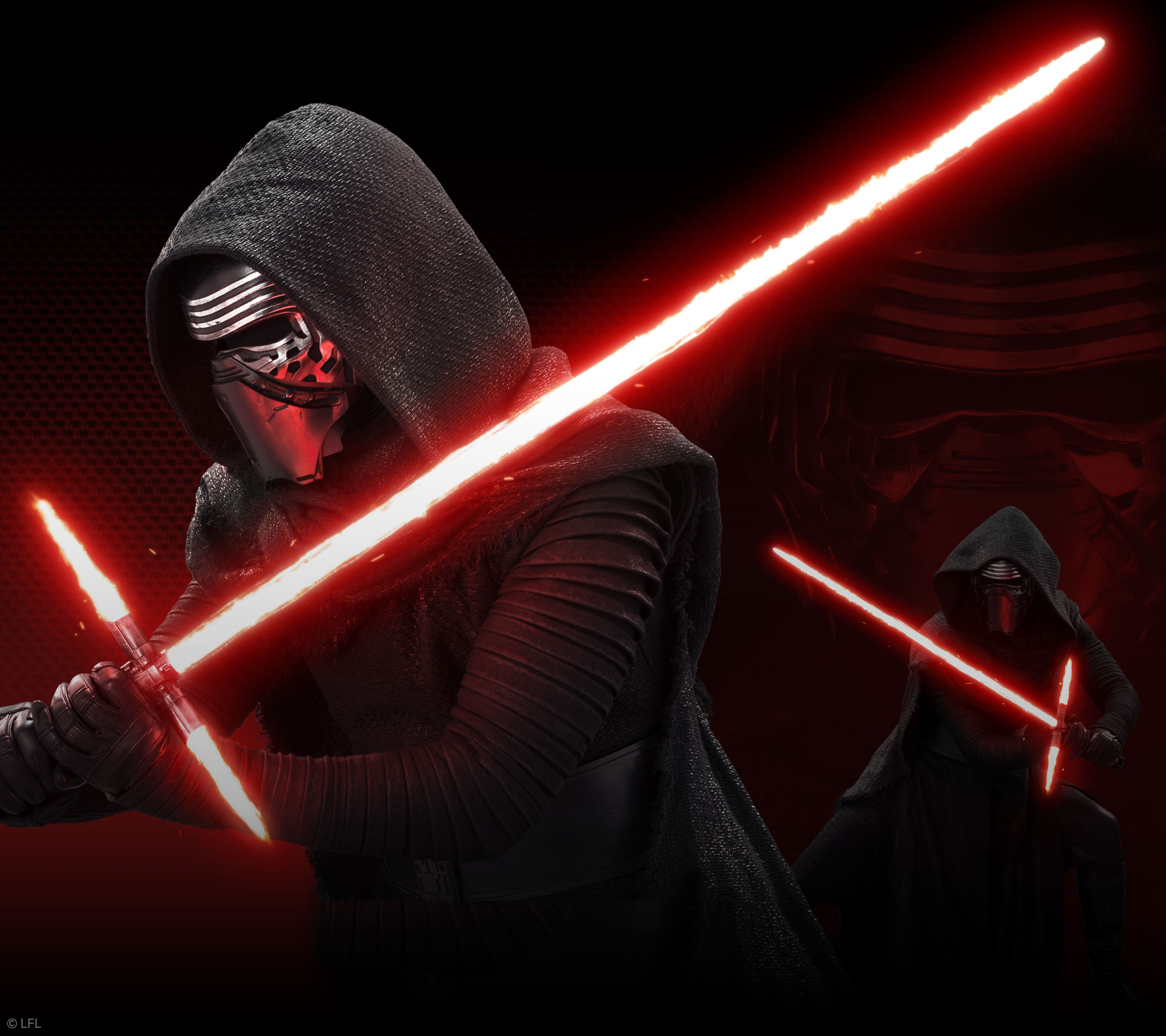 Kylo Ren Red Lightsaber , HD Wallpaper & Backgrounds