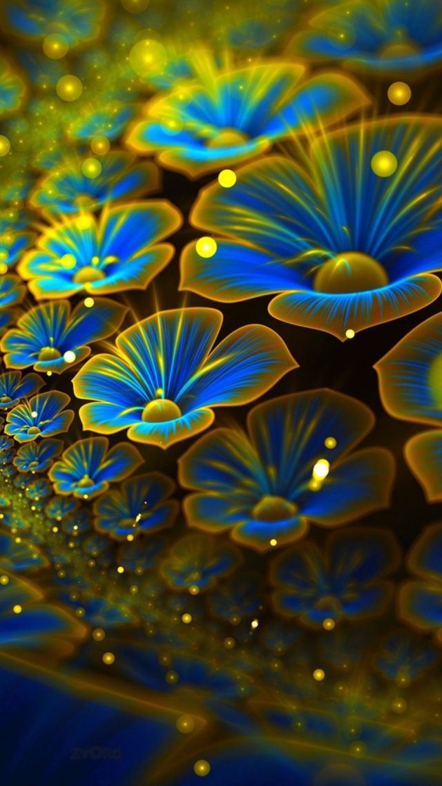 Flowers 4k 5k Android Wallpaper Blue Green 3d Flower Flowers 4k 5k Android Wallpaper Blue Green 3d Flower