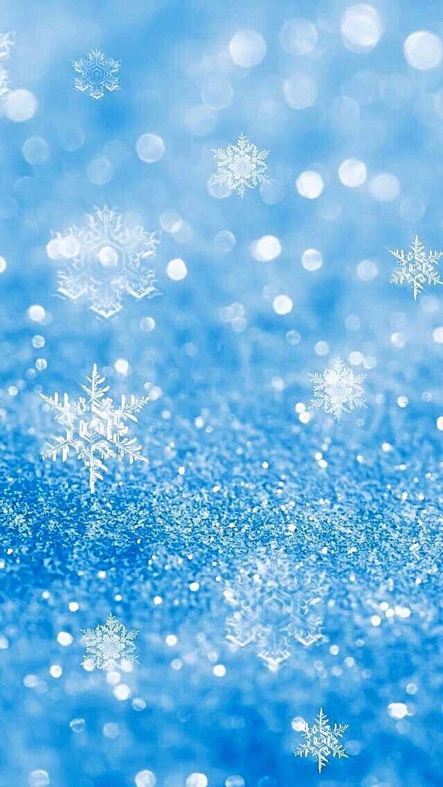 Beautiful - Blue Glitter Snowflake Background , HD Wallpaper & Backgrounds