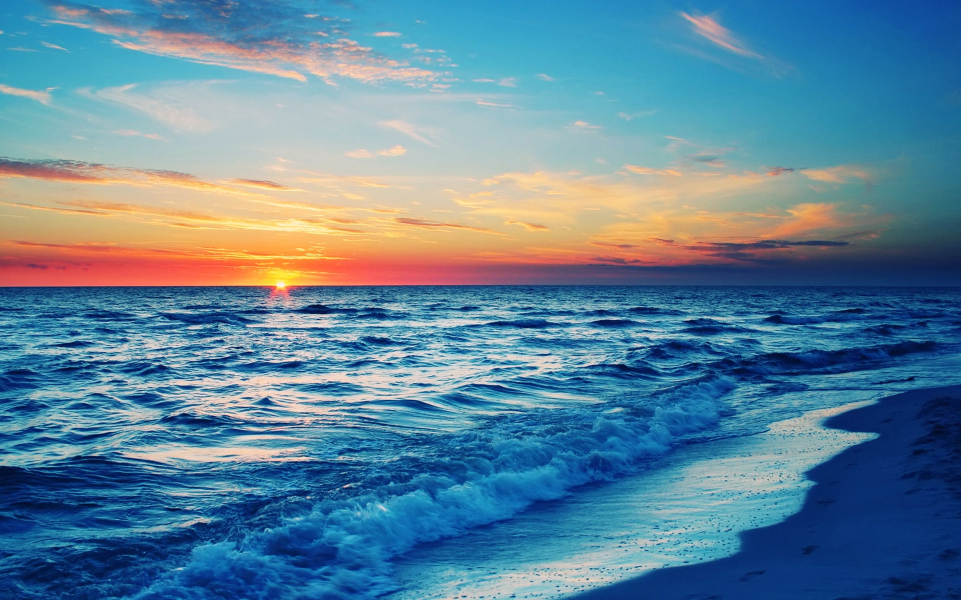 Hd Beach Desktop Wallpaper Beach Wallpapers Best Wallpapers - Beautiful Sunset Beach Hd , HD Wallpaper & Backgrounds