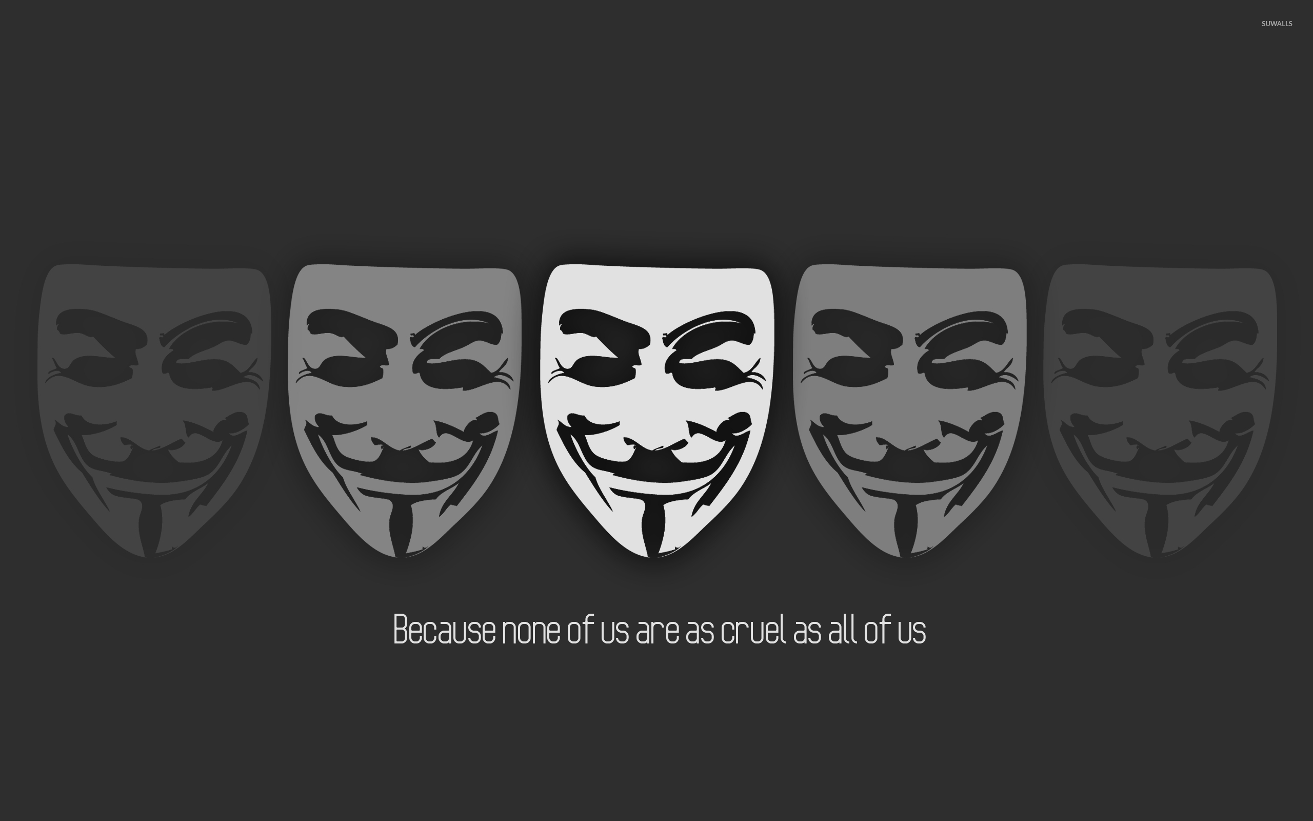 Anonymous [10] Wallpaper - Anonymous Backgrounds , HD Wallpaper & Backgrounds