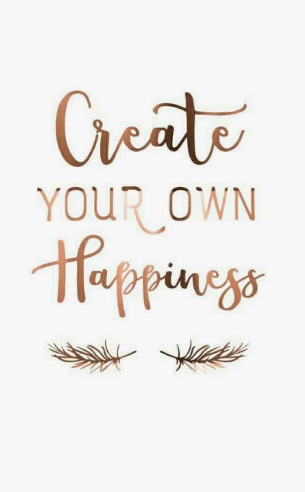 Create Your Own Happiness - Create Quotes , HD Wallpaper & Backgrounds