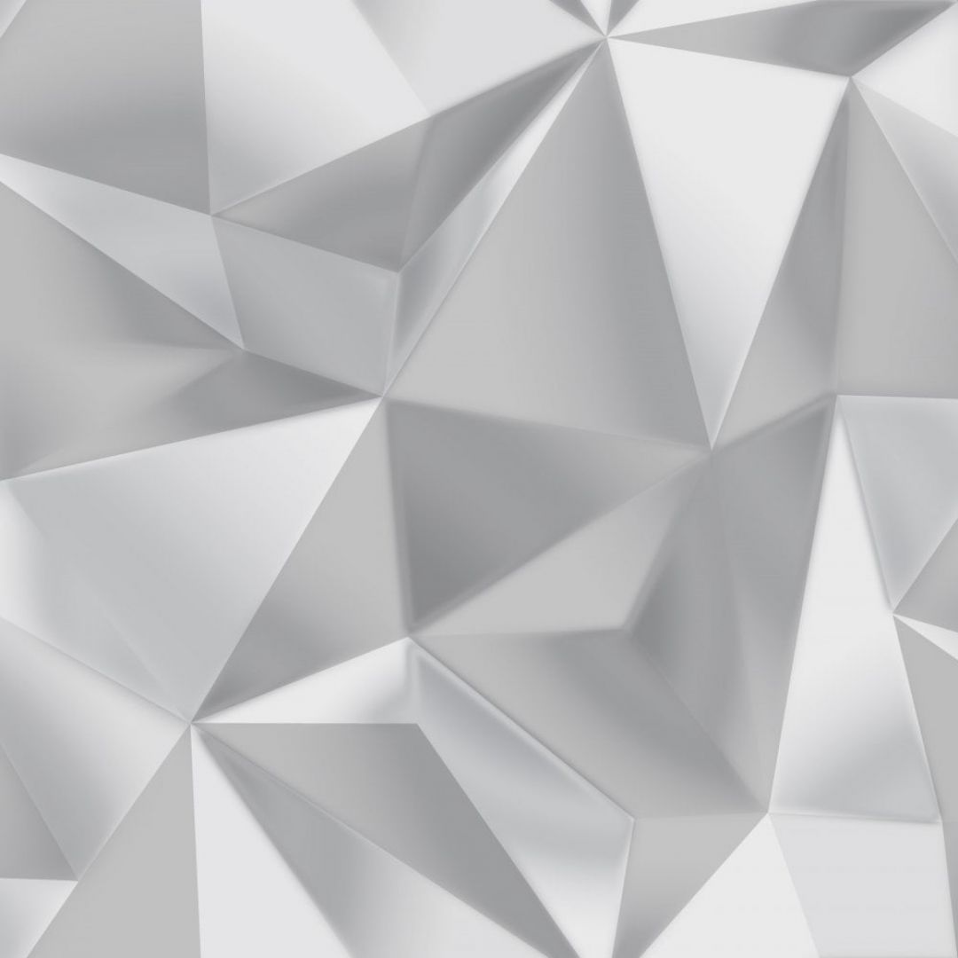 Spectrum Silver Grey 3d Effect Geometric Shape Modern - Papier Peint Effet 3d Jaune , HD Wallpaper & Backgrounds