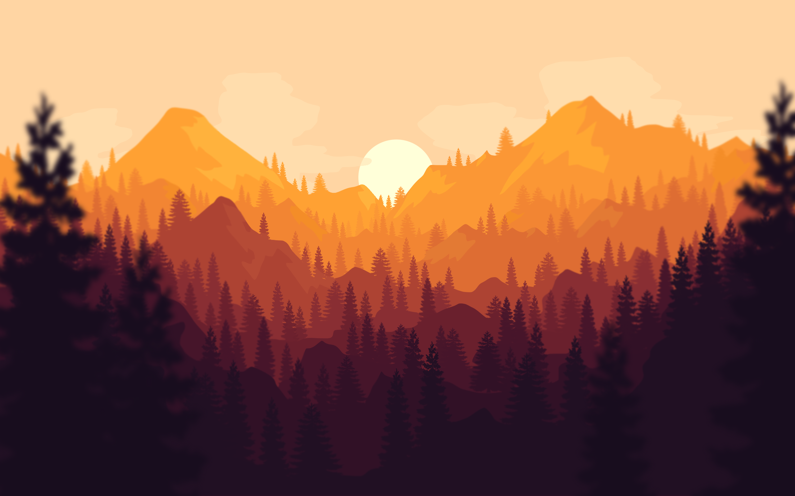 Hd Wallpaper - Firewatch Background , HD Wallpaper & Backgrounds