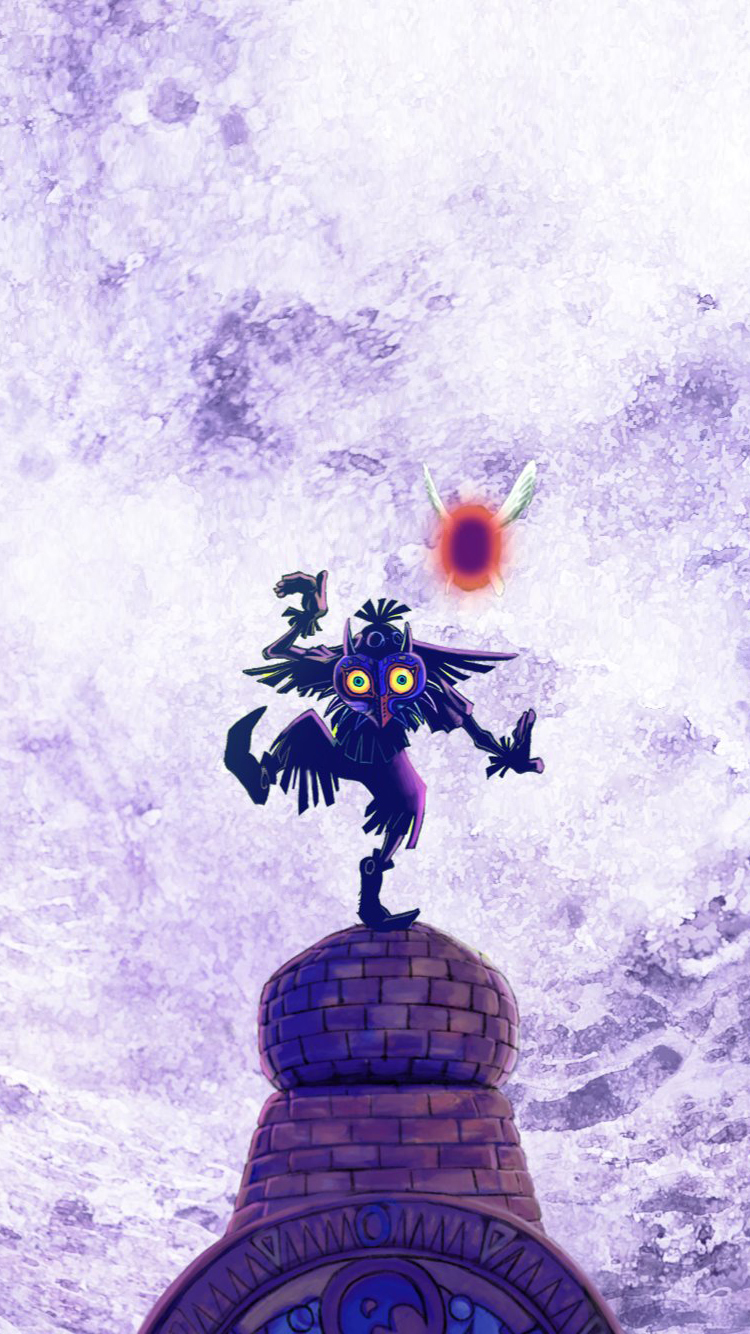 Majora's Mask 3d Mobile Wallpaper Skull Kid - Fondos De Pantalla Zelda Majoras Mask , HD Wallpaper & Backgrounds