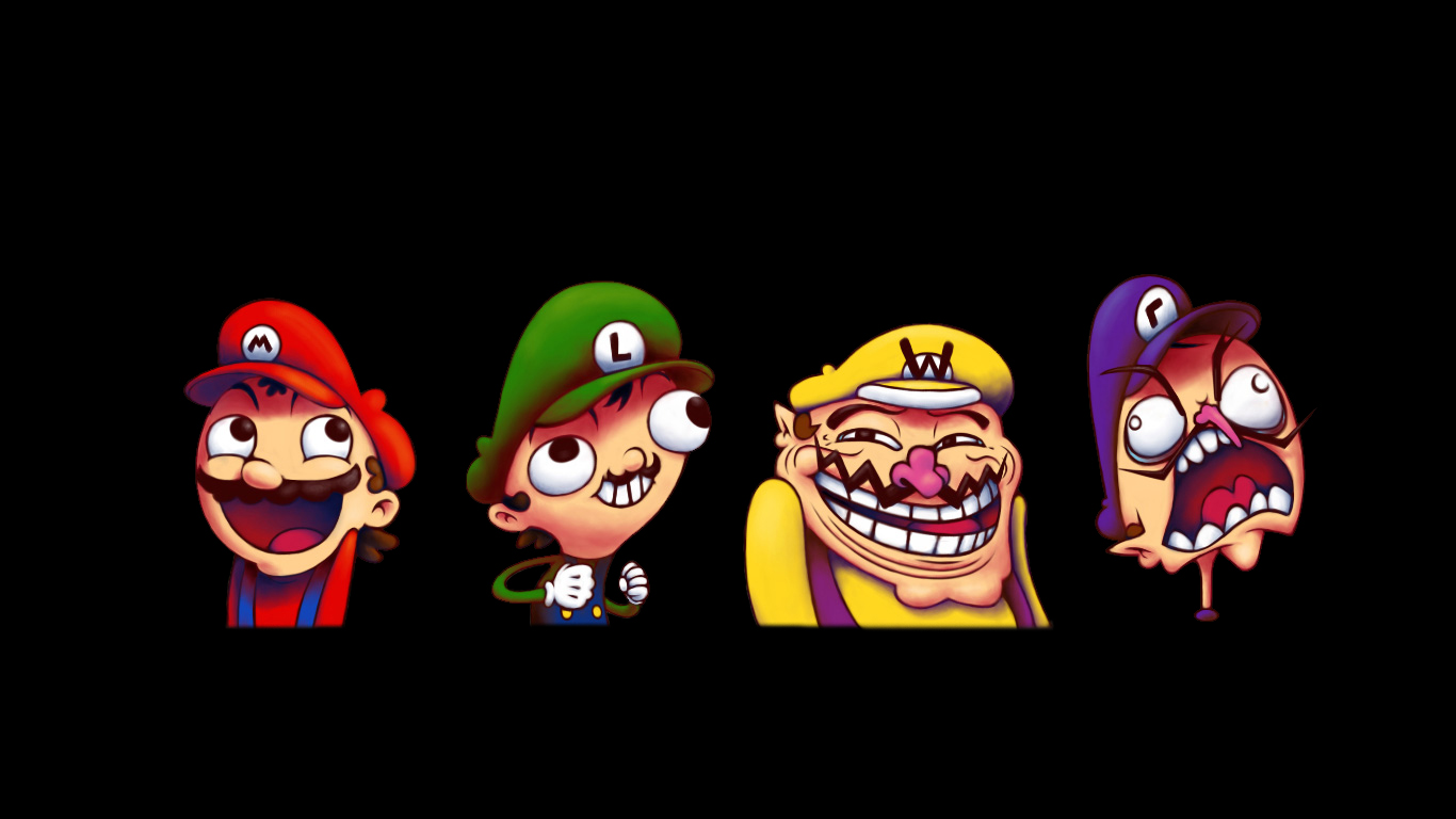 Mario Meme Wallpaper - Awesome Mario , HD Wallpaper & Backgrounds